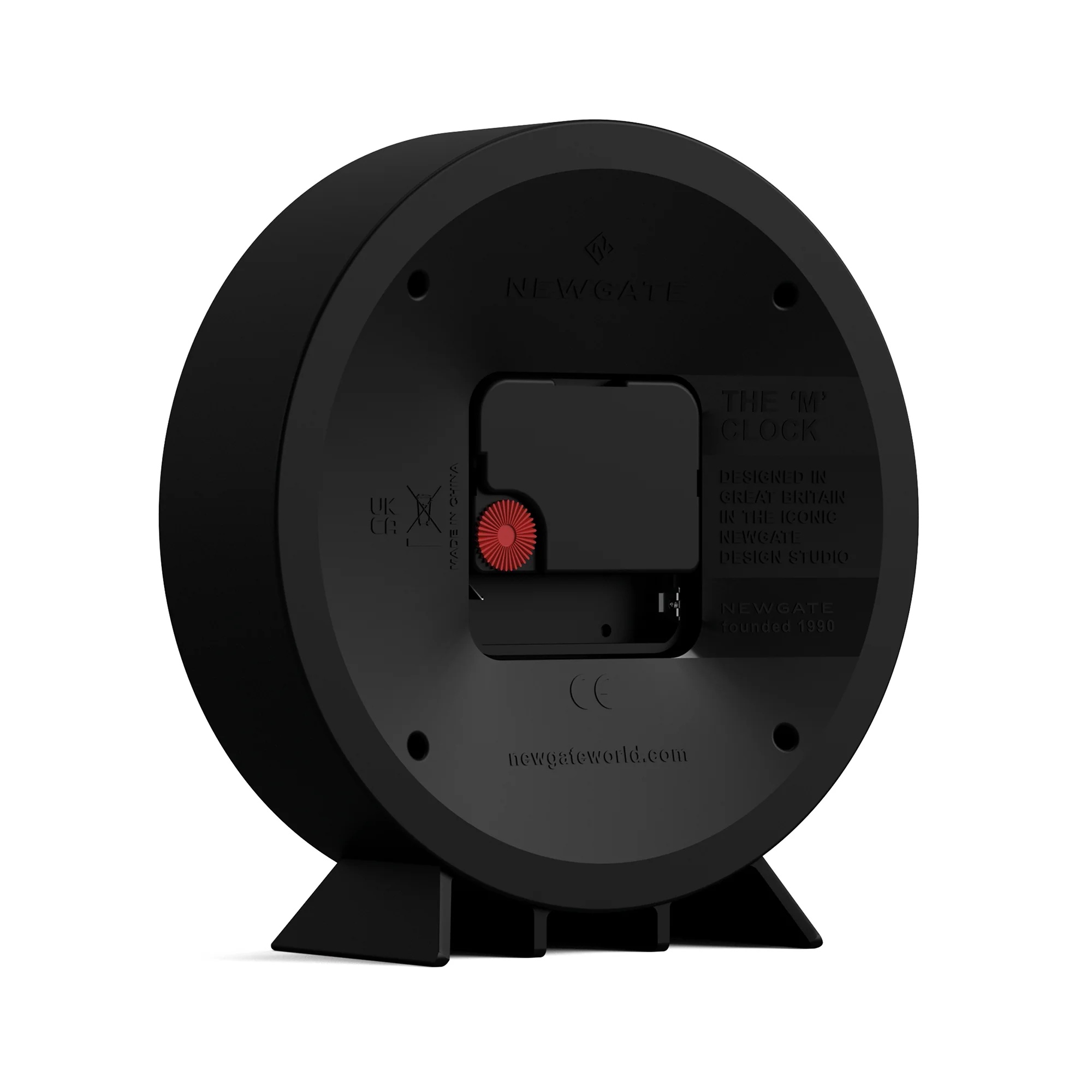 Newgate M Mantel Railway clock in black - Image 7