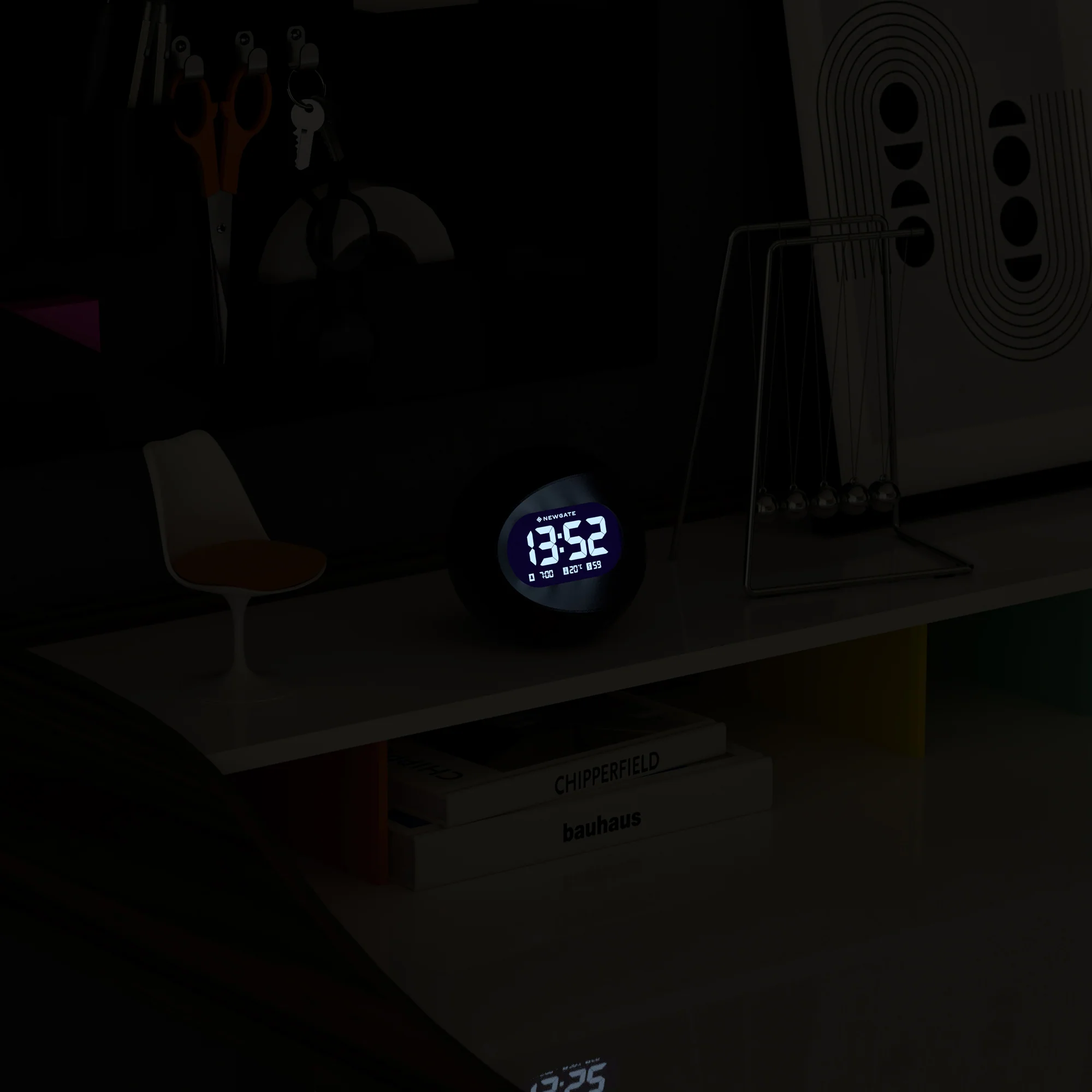 Newgate Centre of the Earth LCD alarm in black - Image 6