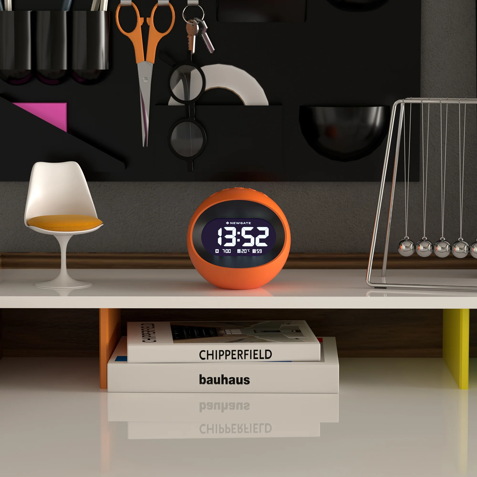 Newgate Centre of the Earth LCD alarm in orange - Image 3
