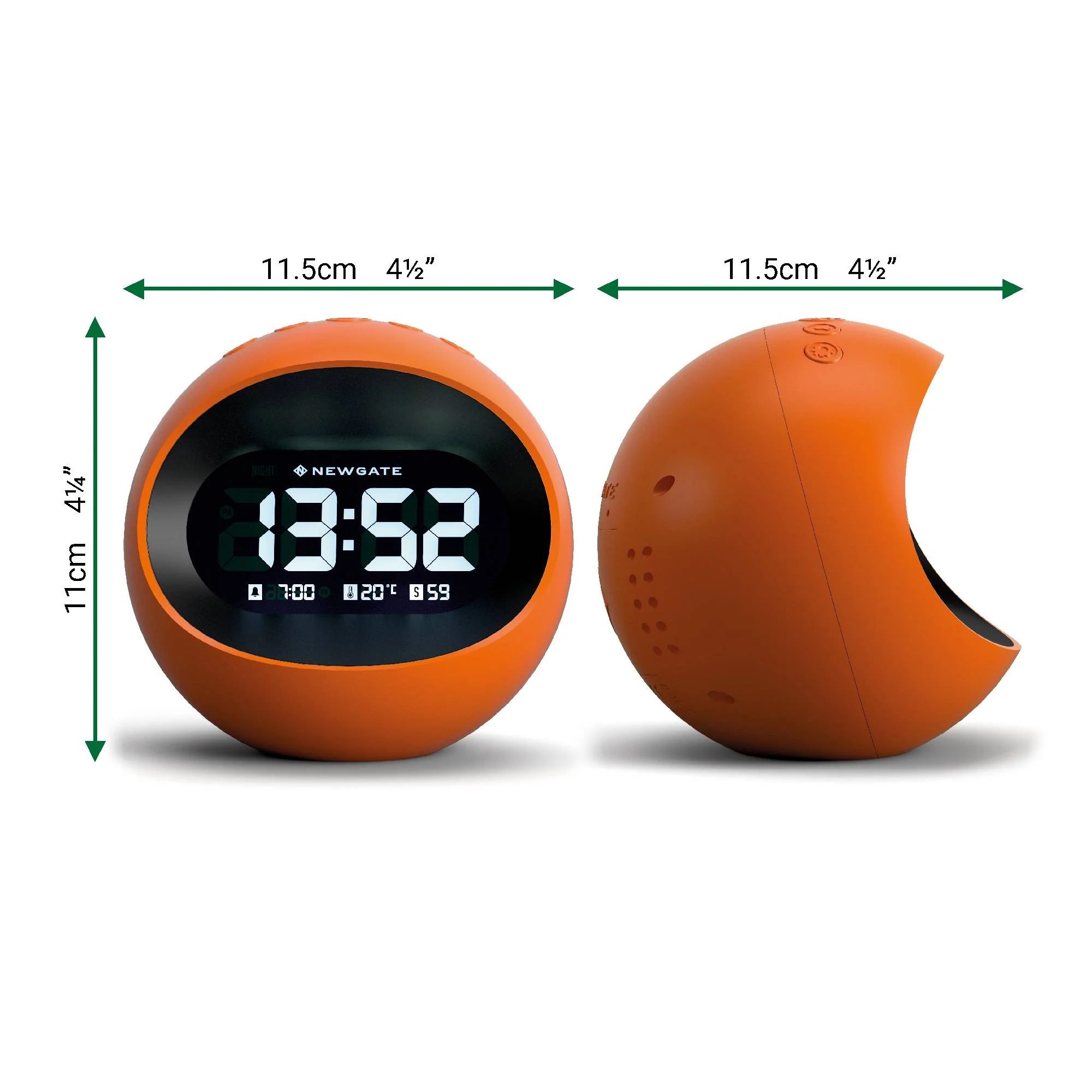 Newgate Centre of the Earth LCD alarm in orange - Image 4
