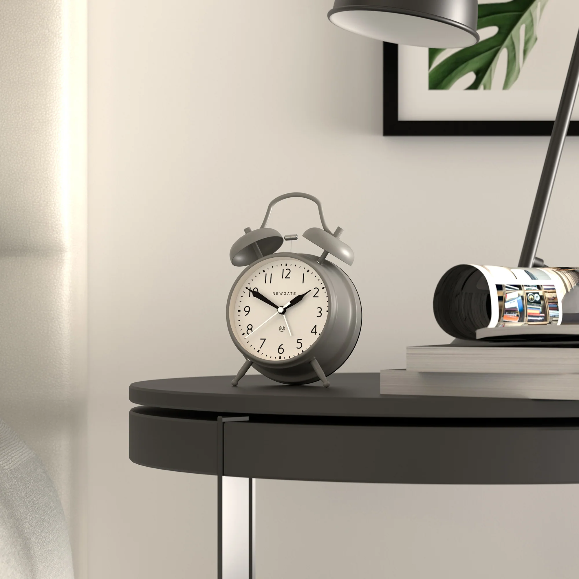 Newgate Covent Garden alarm clock in grey - Image 3