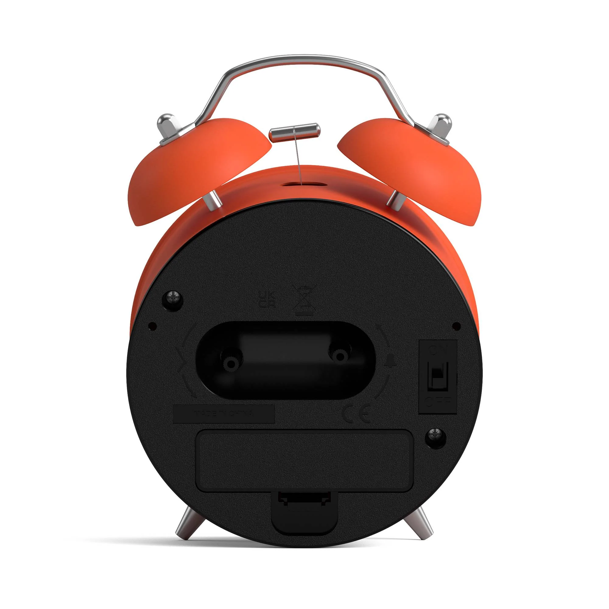 Newgate Charlie Bell alarm clock in orange - Image 7