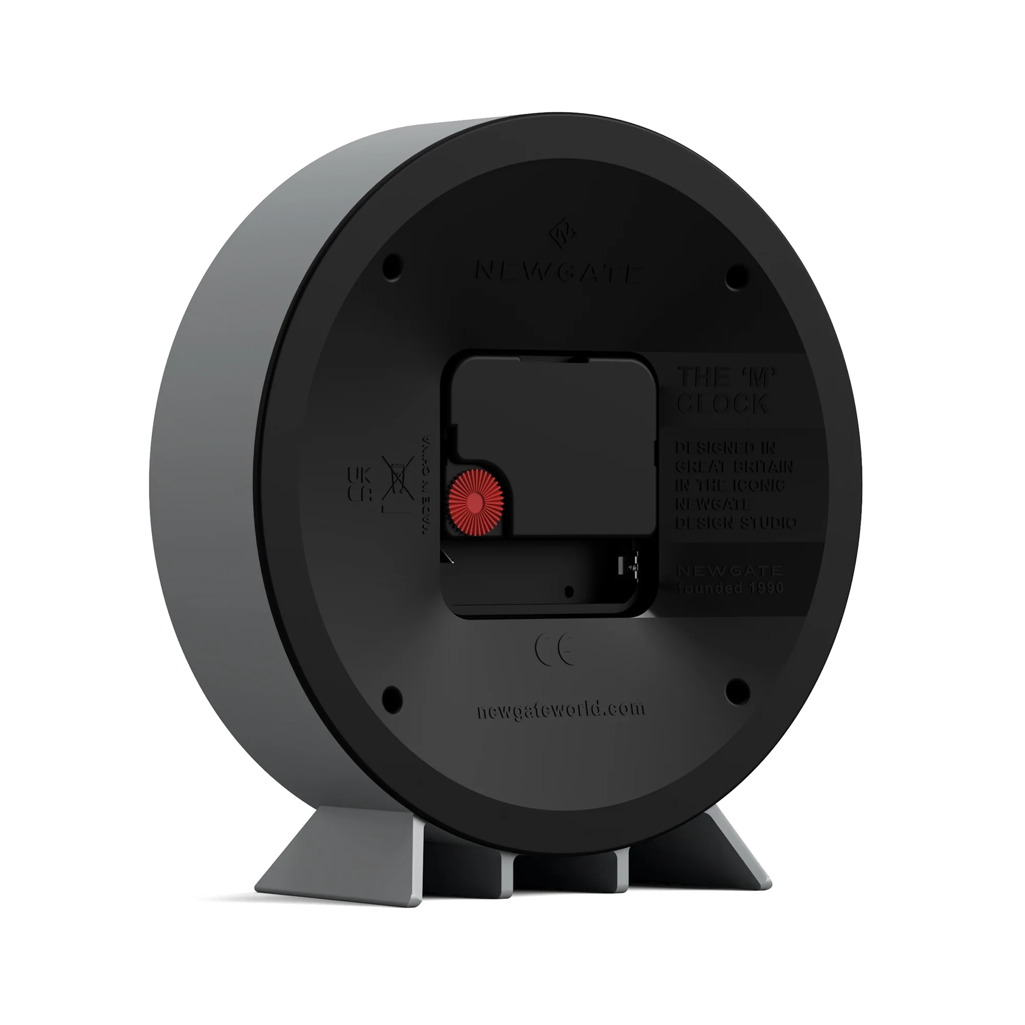 Newgate M Mantel Railway clock in grey - Image 7