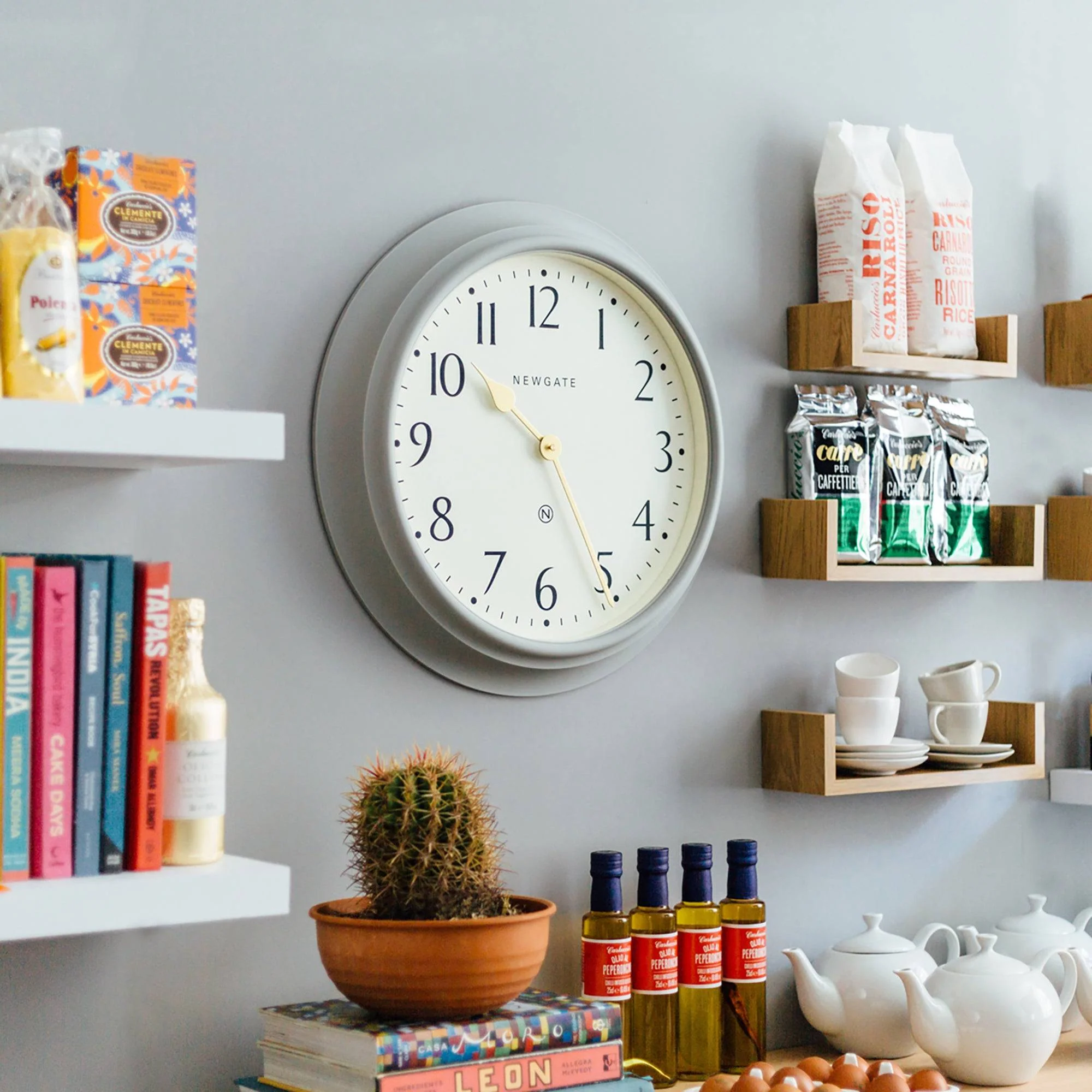 Newgate Westhampton wall clock in grey - Image 5