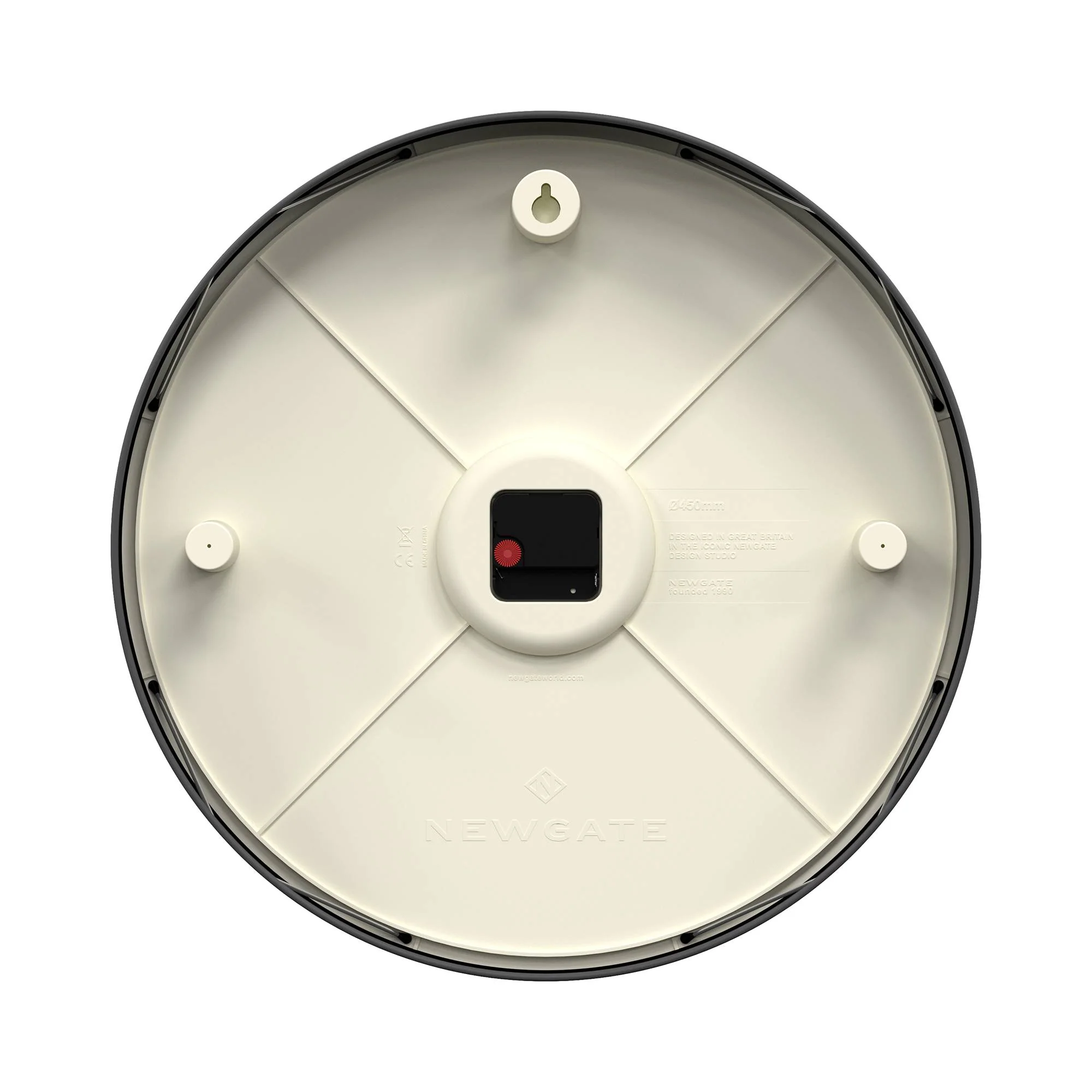 Newgate Mr Edwards wall clock in grey - Image 7