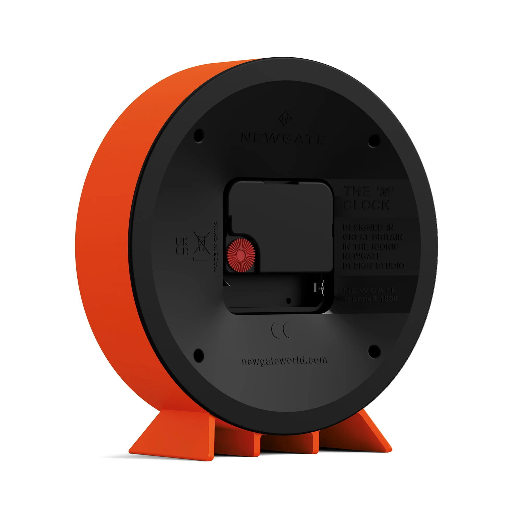 Newgate M Mantel Echo clock in orange - Image 7