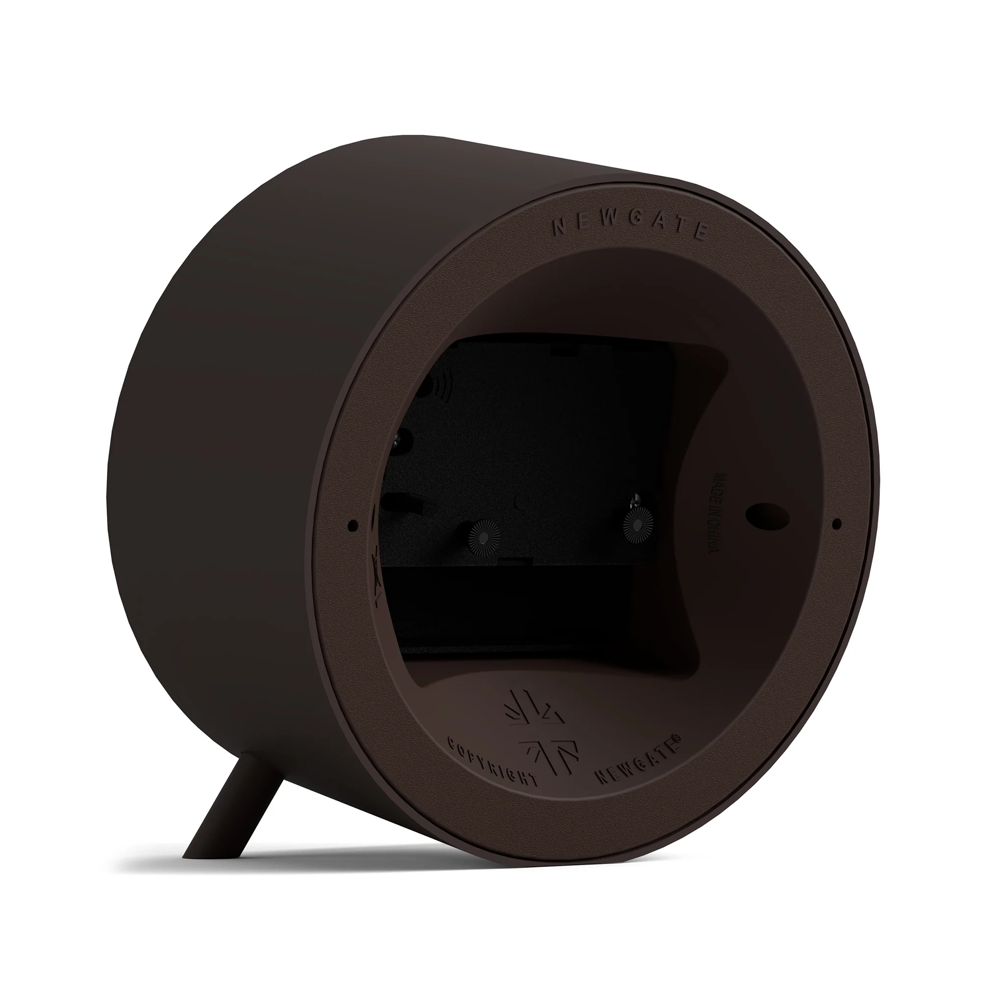 Newgate Fred alarm clock in brown and cream - Image 6