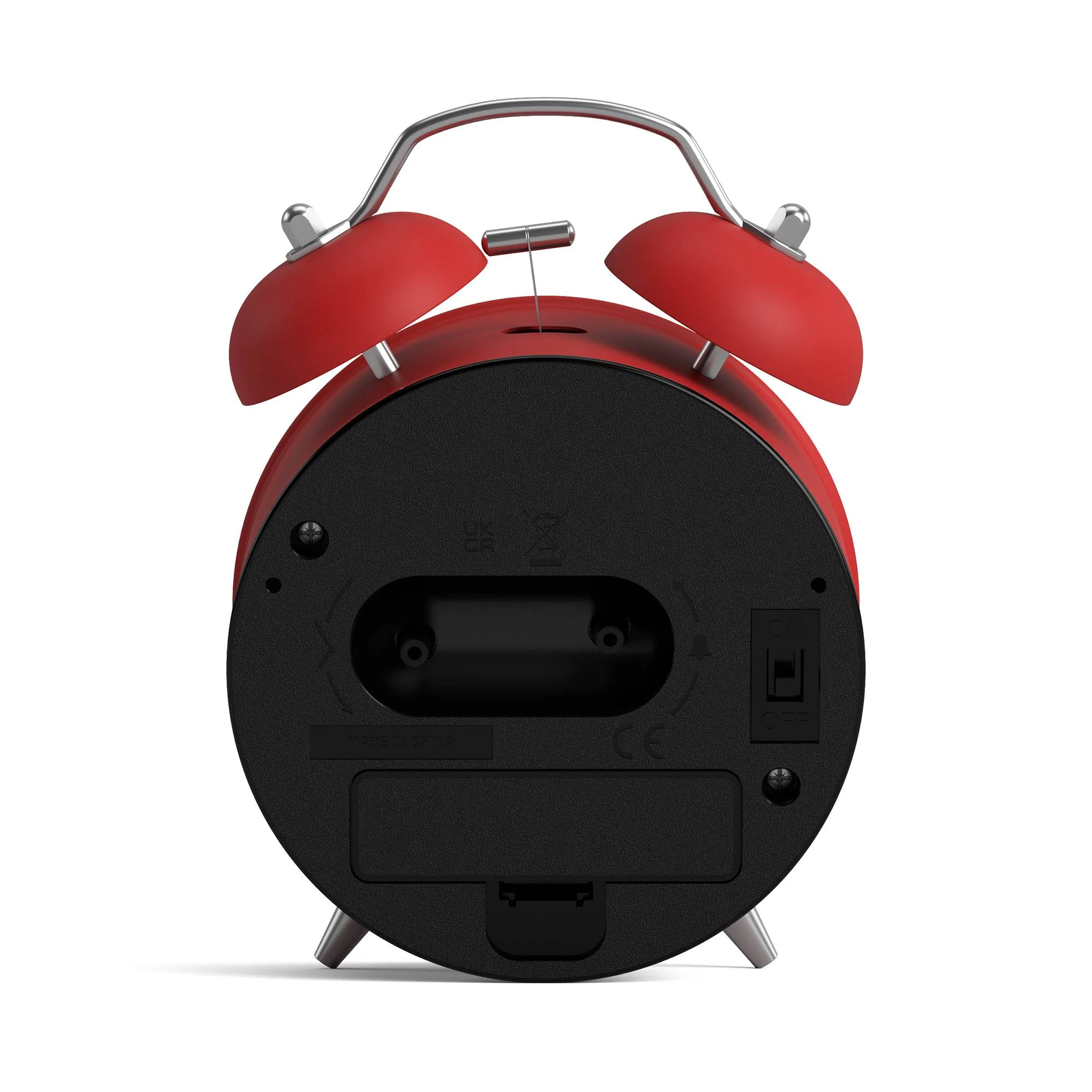 Newgate Charlie Bell alarm clock in red - Image 7