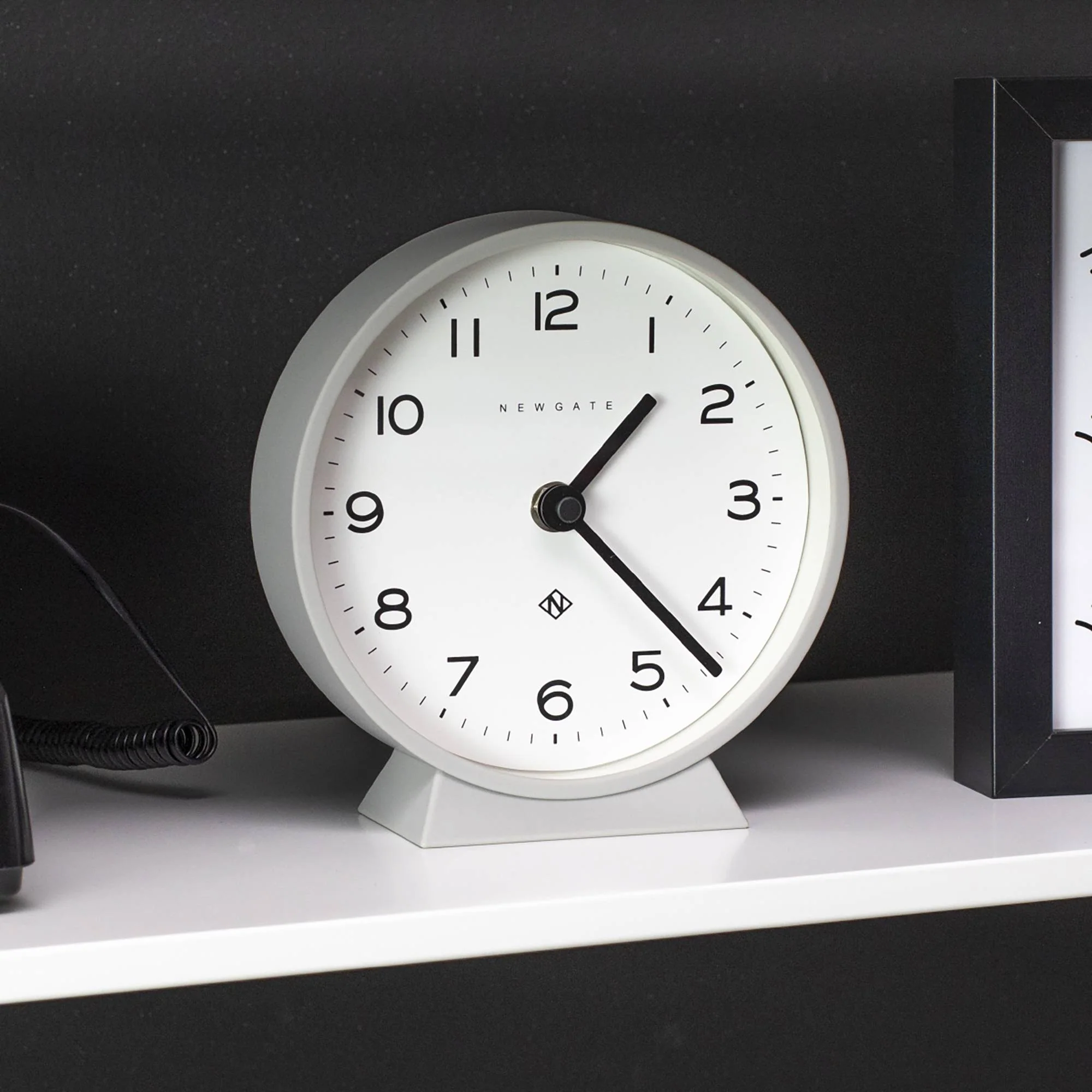 Newgate M Mantel Echo clock in grey - Image 5