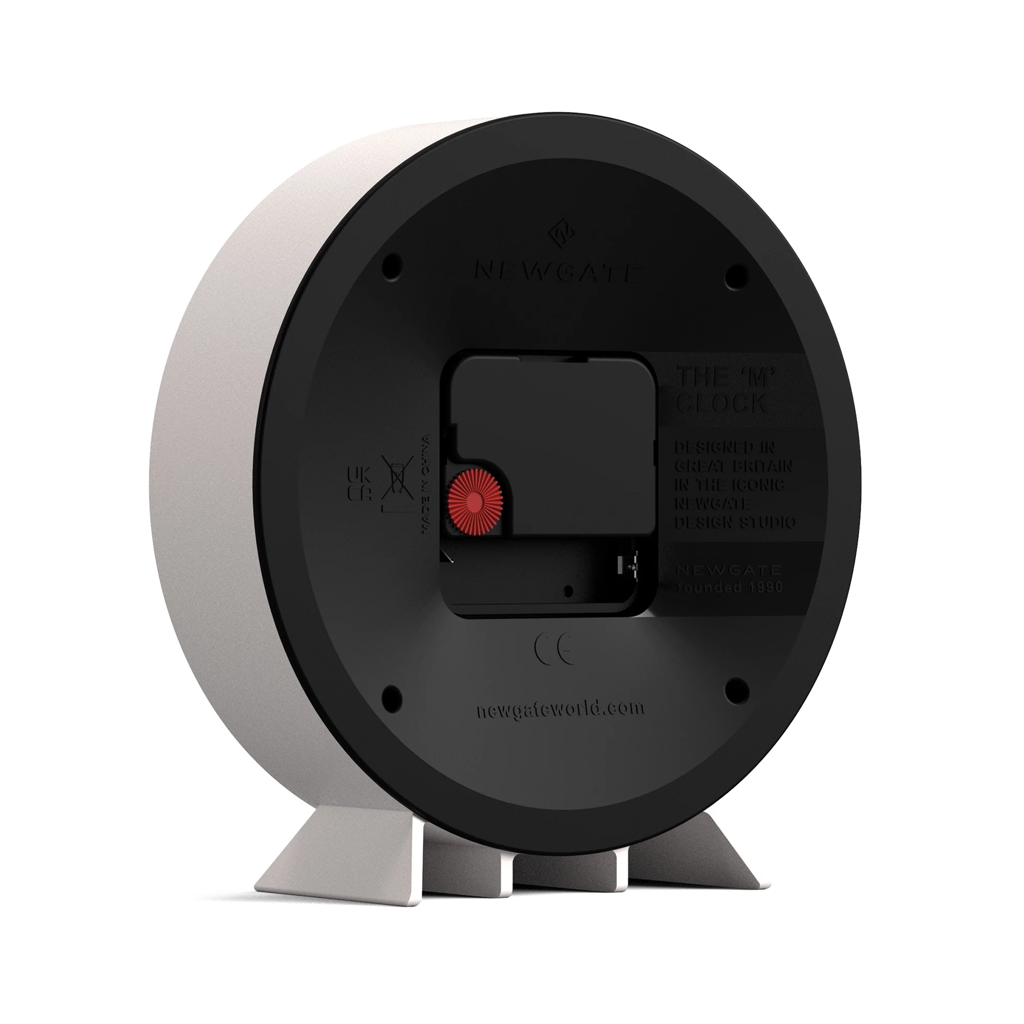 Newgate M Mantel Echo clock in white - Image 7