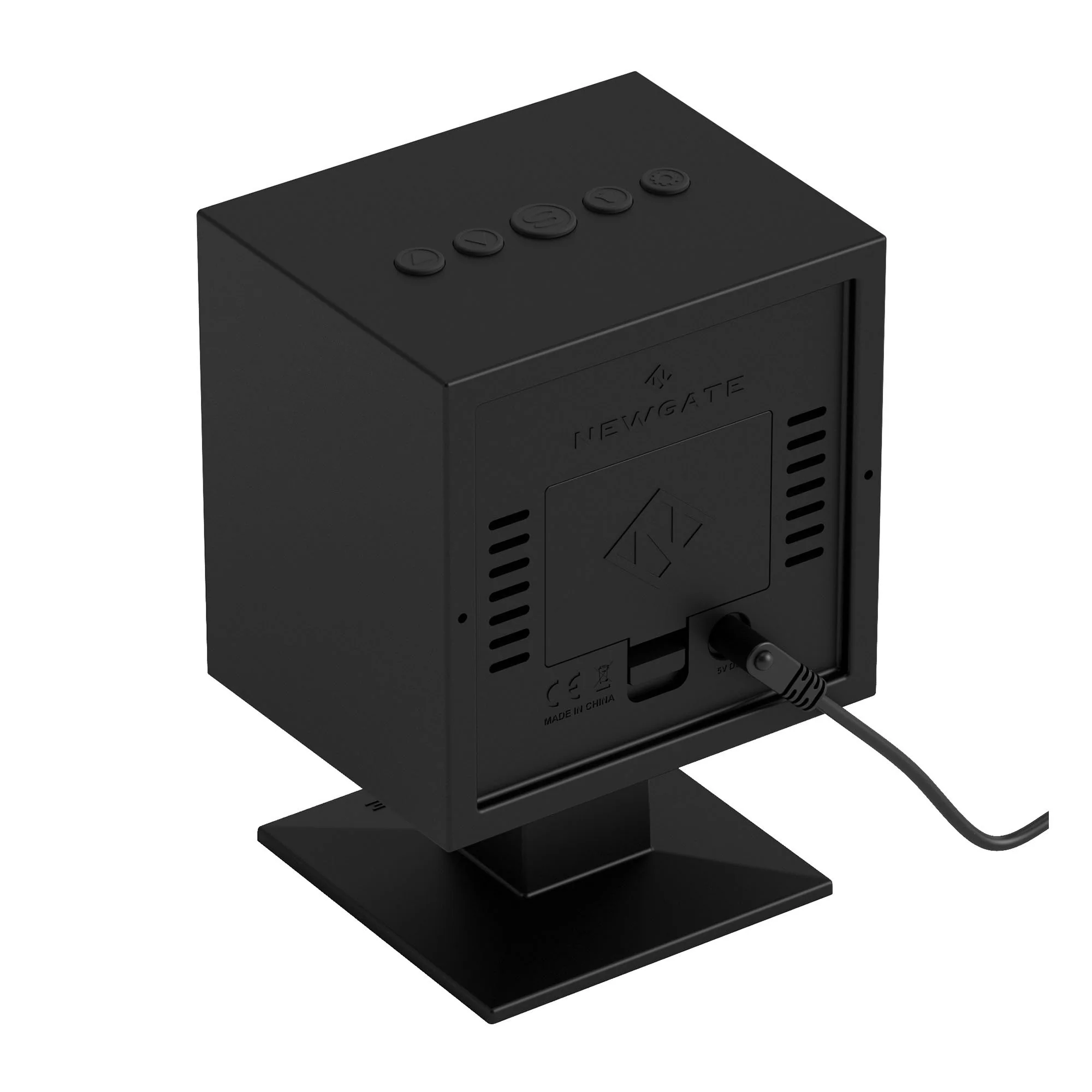 Newgate Monolith LCD alarm in black - Image 5