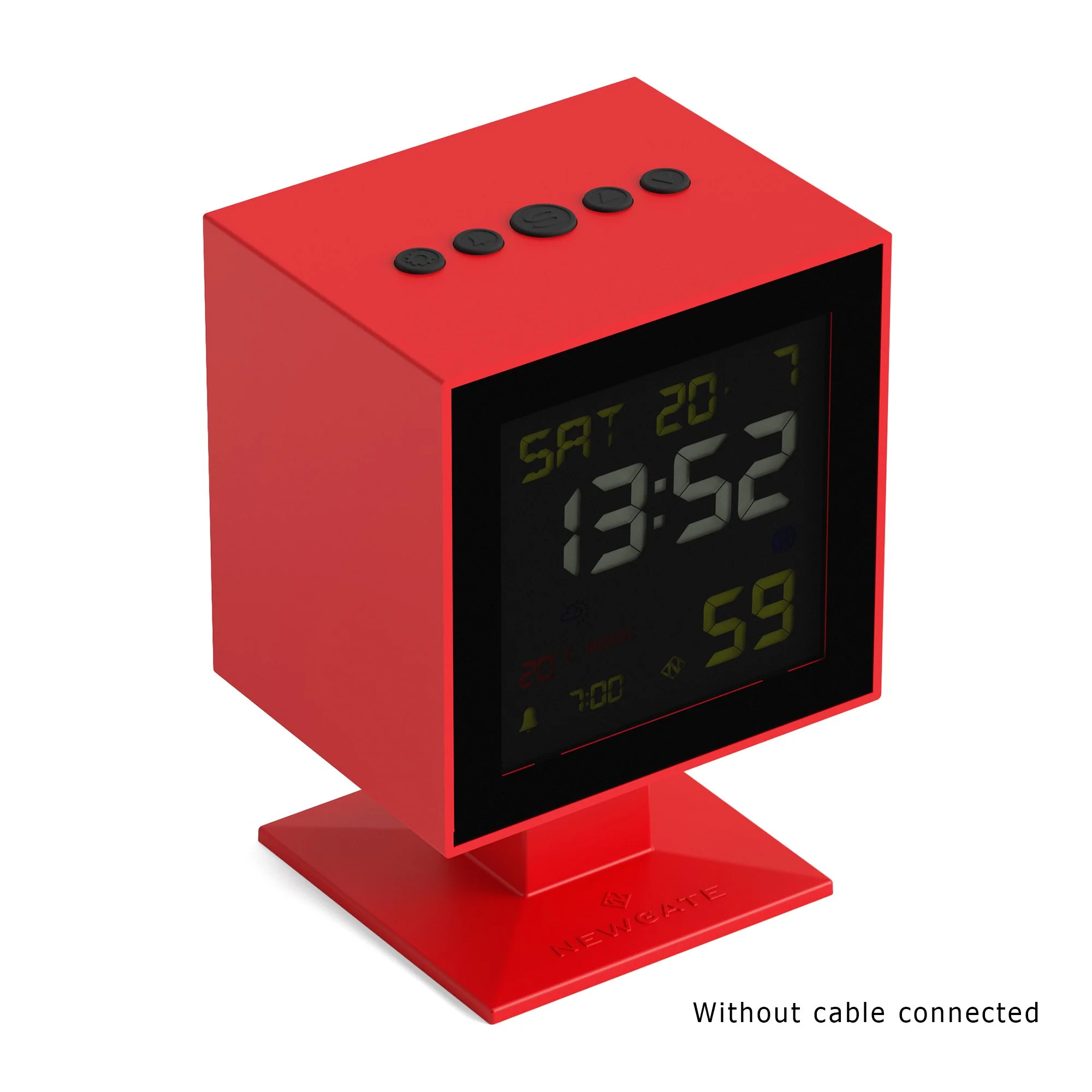 Newgate Monolith LCD alarm in red - Image 3