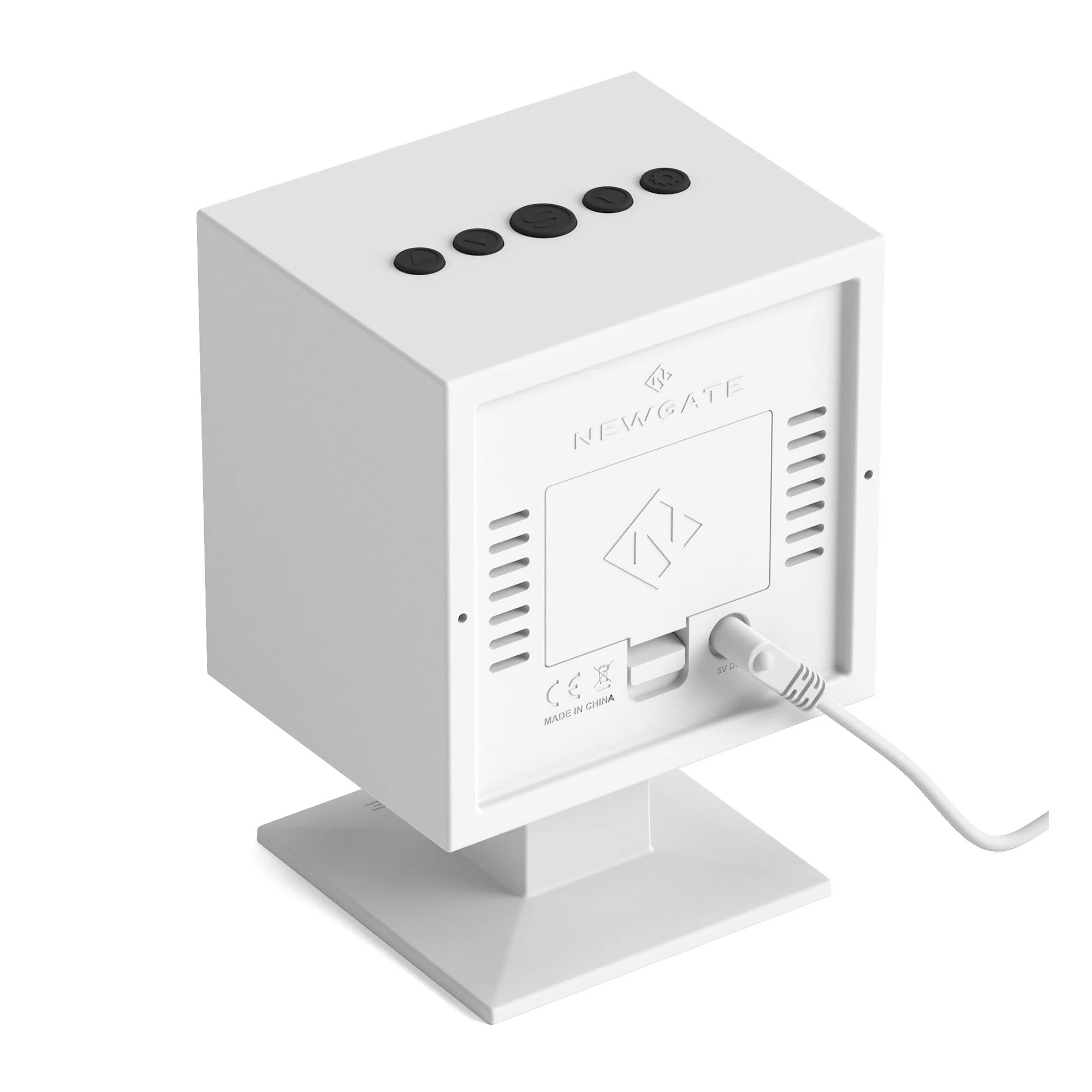 Newgate Monolith LCD alarm in white - Image 5