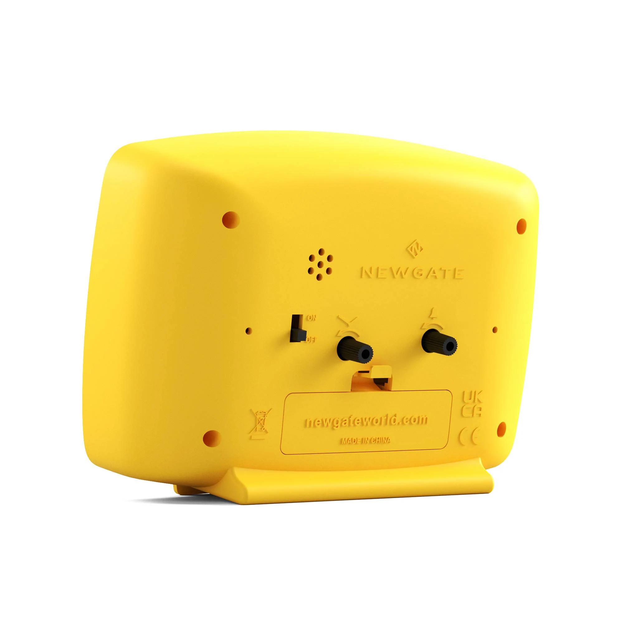 Newgate Brooklyn alarm clock in yellow - Image 7