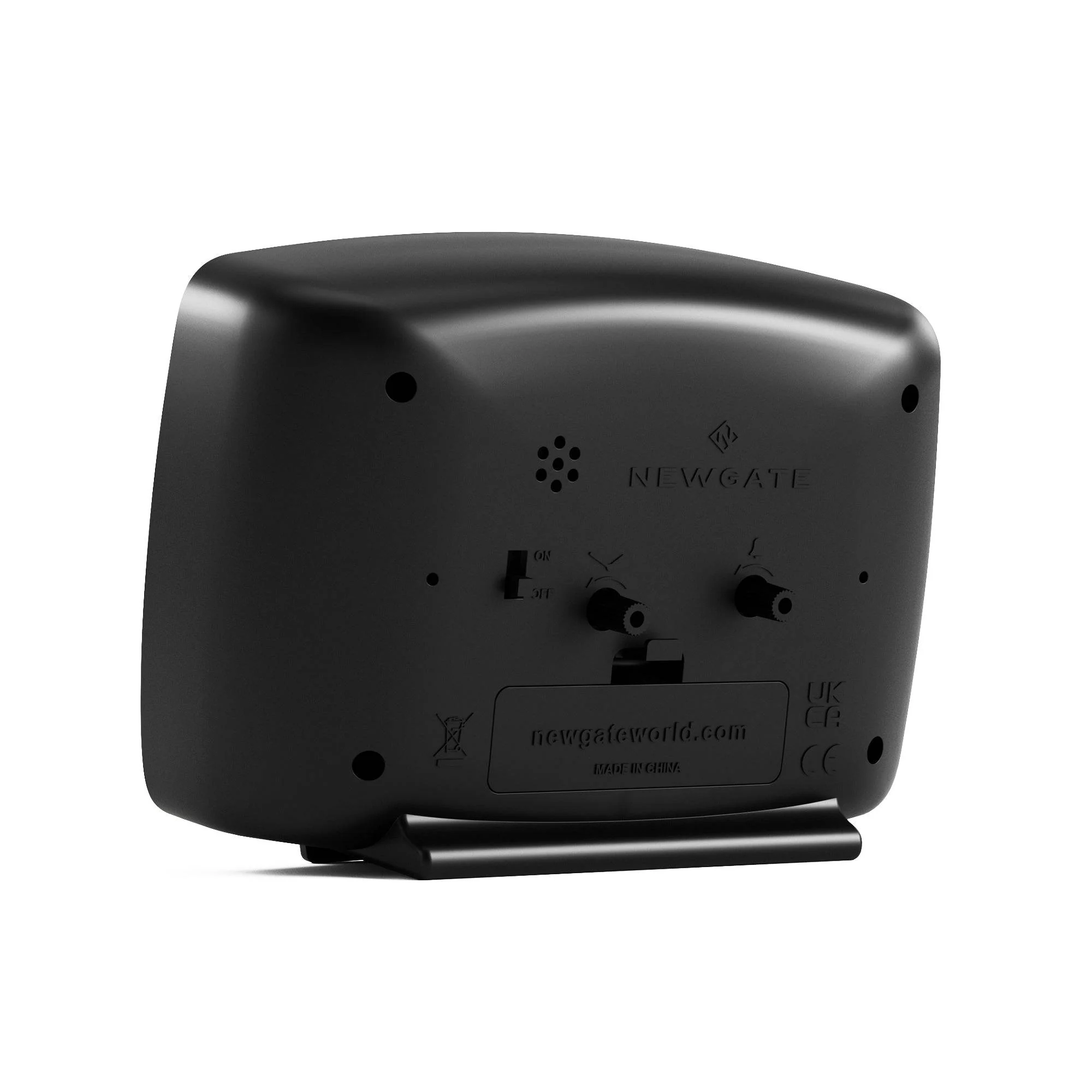 Newgate Brooklyn alarm clock in black - Image 7