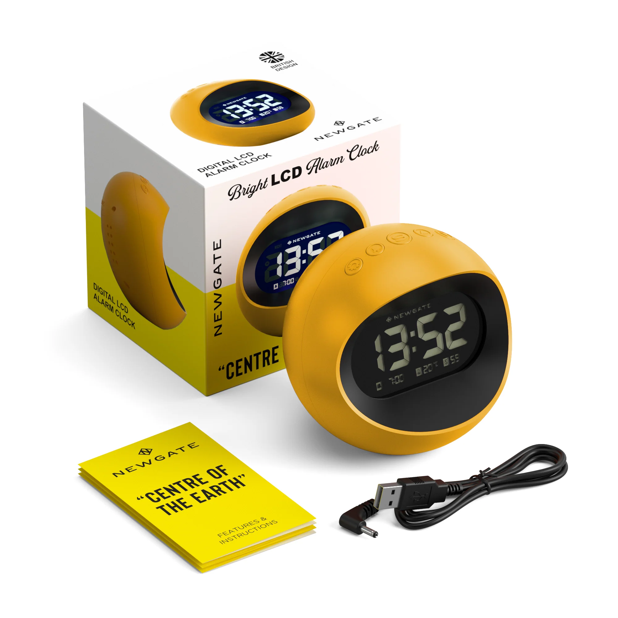 Newgate Centre of the Earth LCD alarm in yellow - Image 10