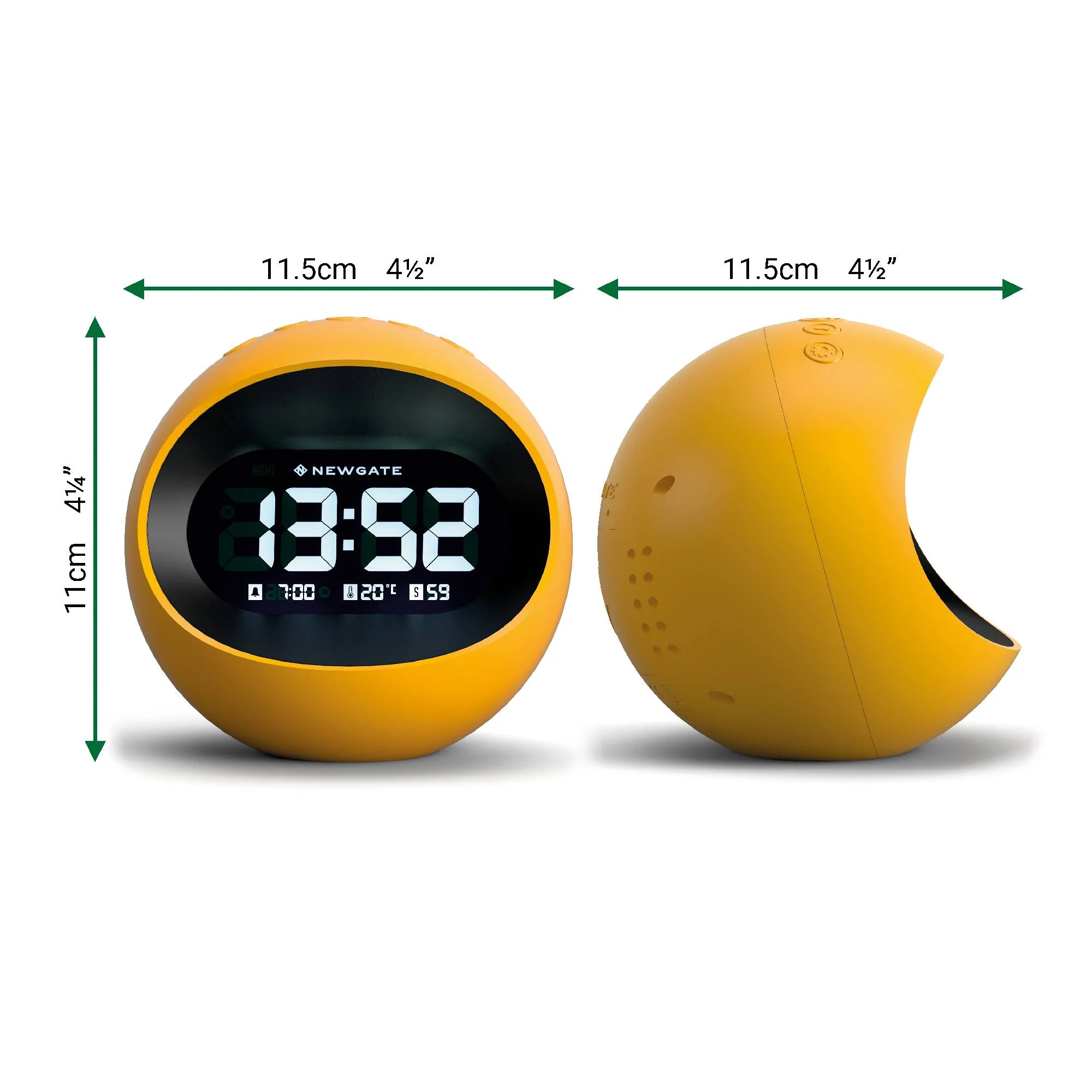 Newgate Centre of the Earth LCD alarm in yellow - Image 4