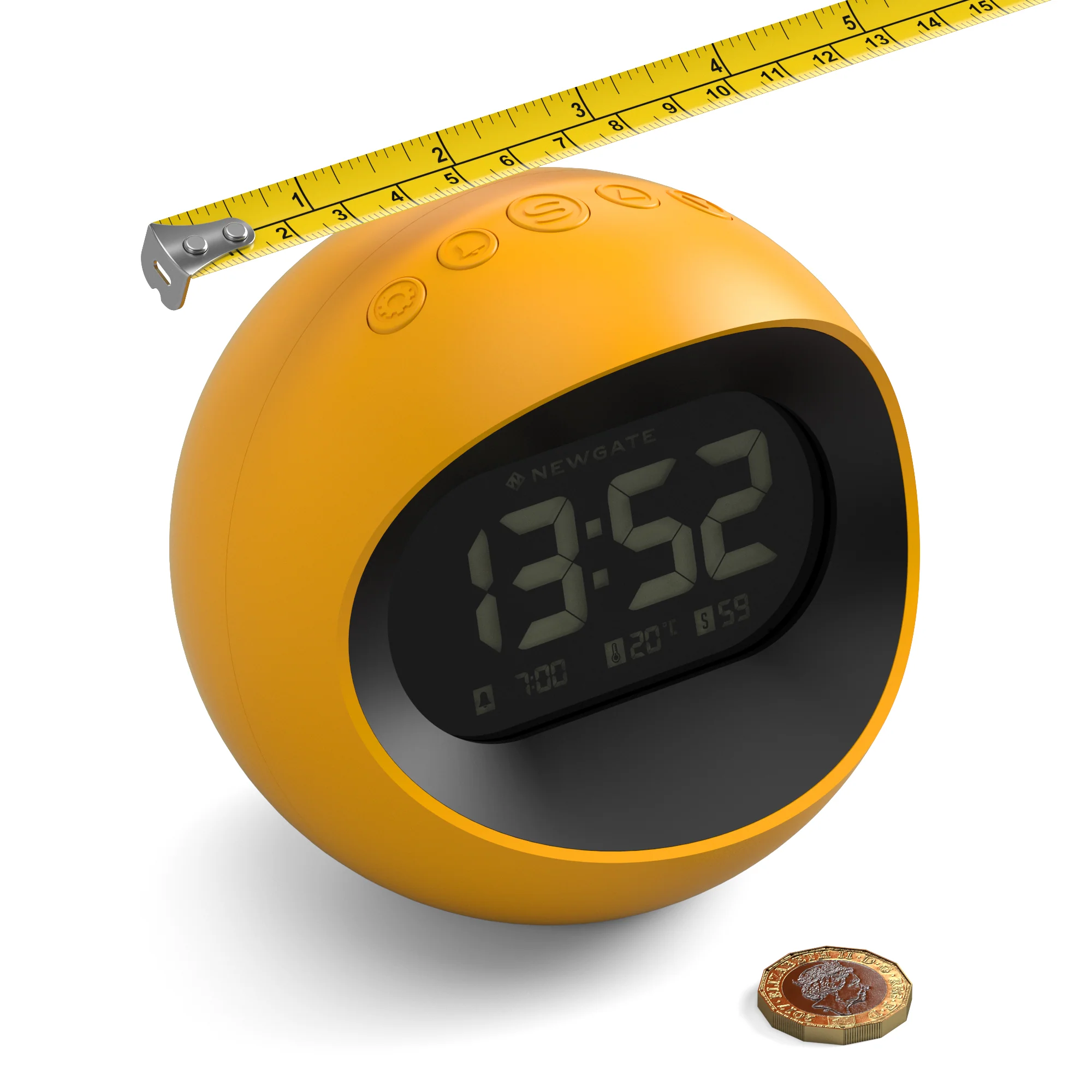 Newgate Centre of the Earth LCD alarm in yellow - Image 5