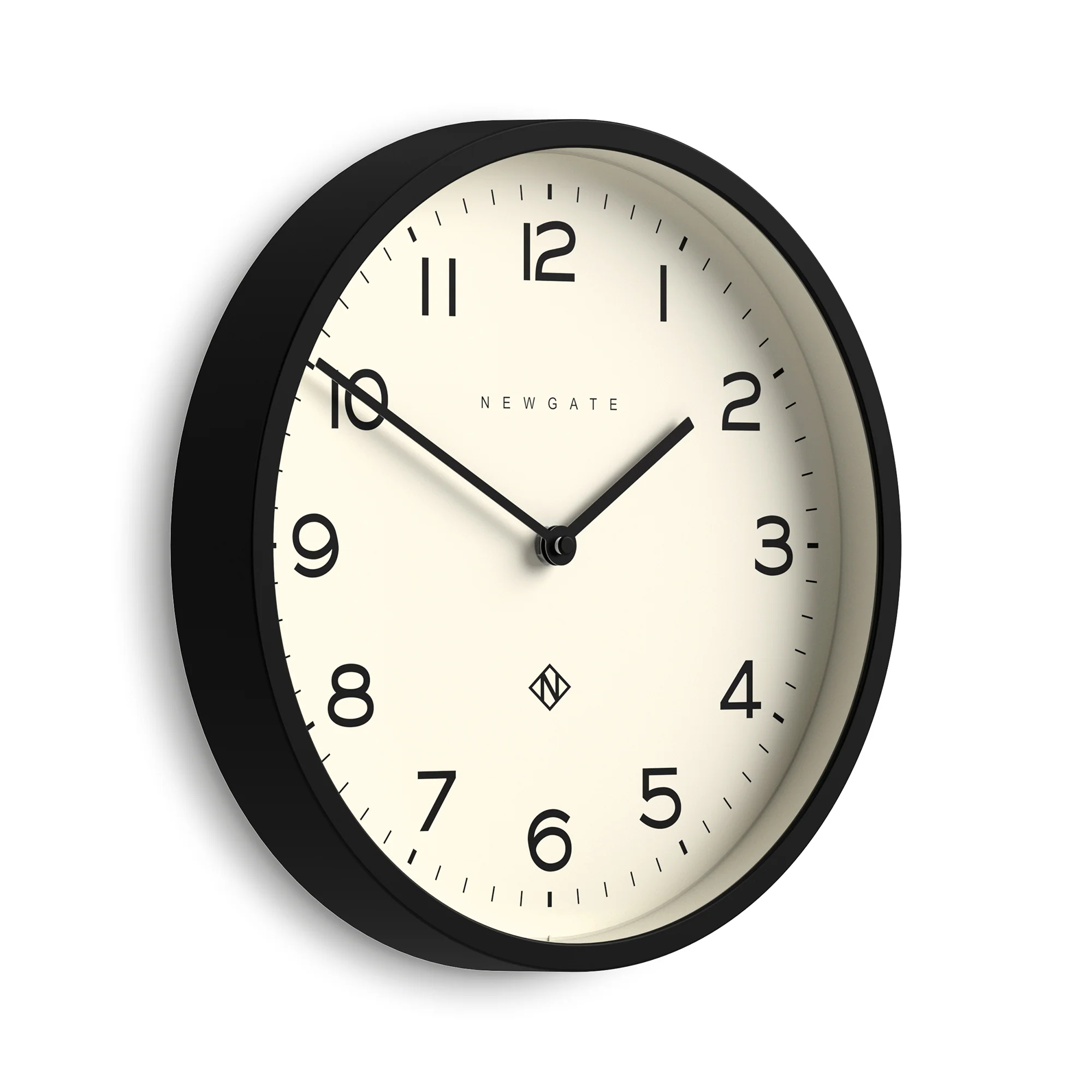Newgate Echo Number Four wall clock in black - Image 2