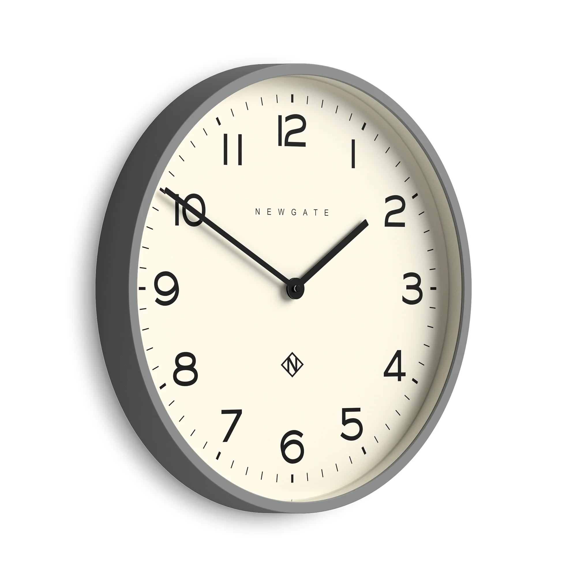 Newgate Echo Number Two wall clock in grey - Image 2