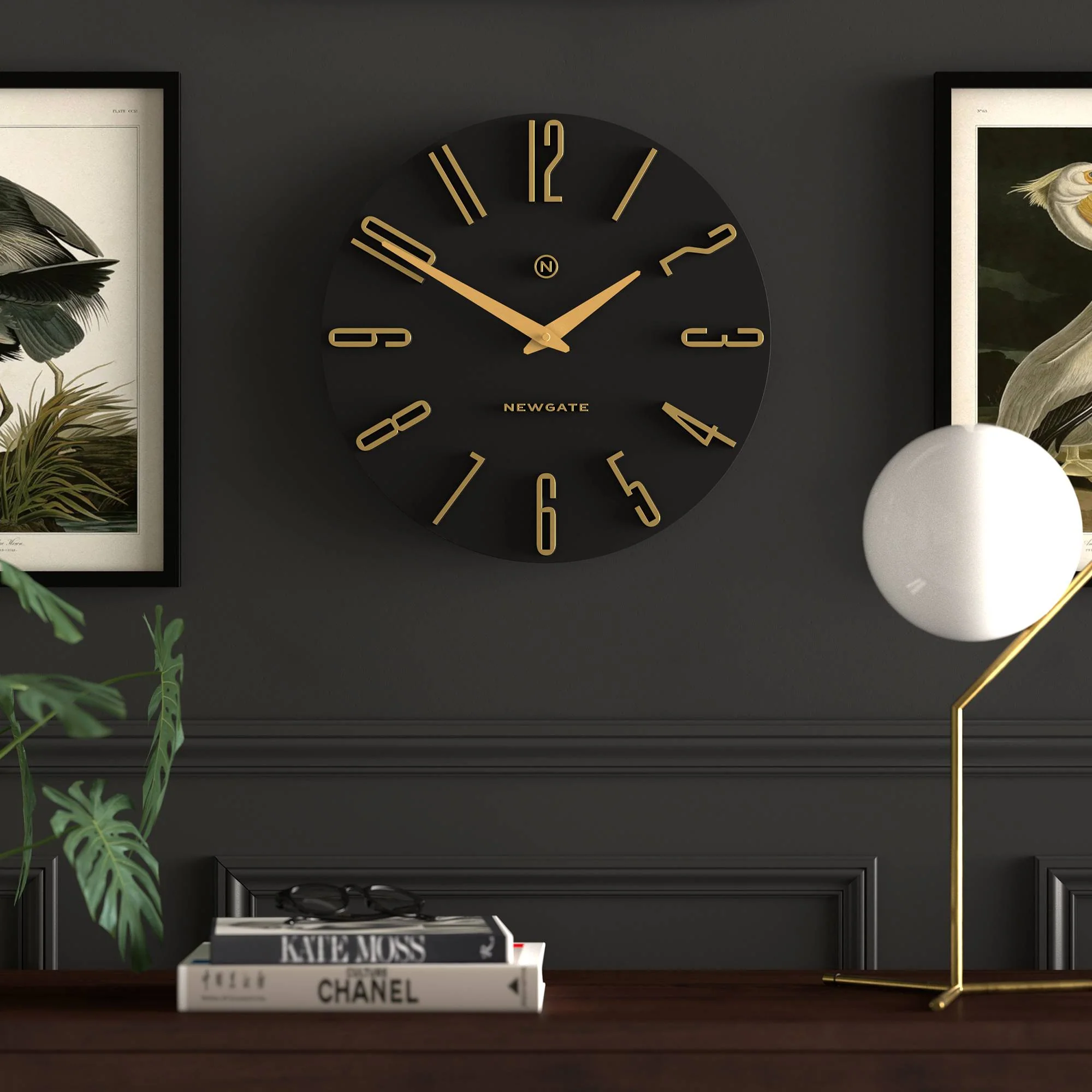 Newgate Empire State wall clock in black - Image 3