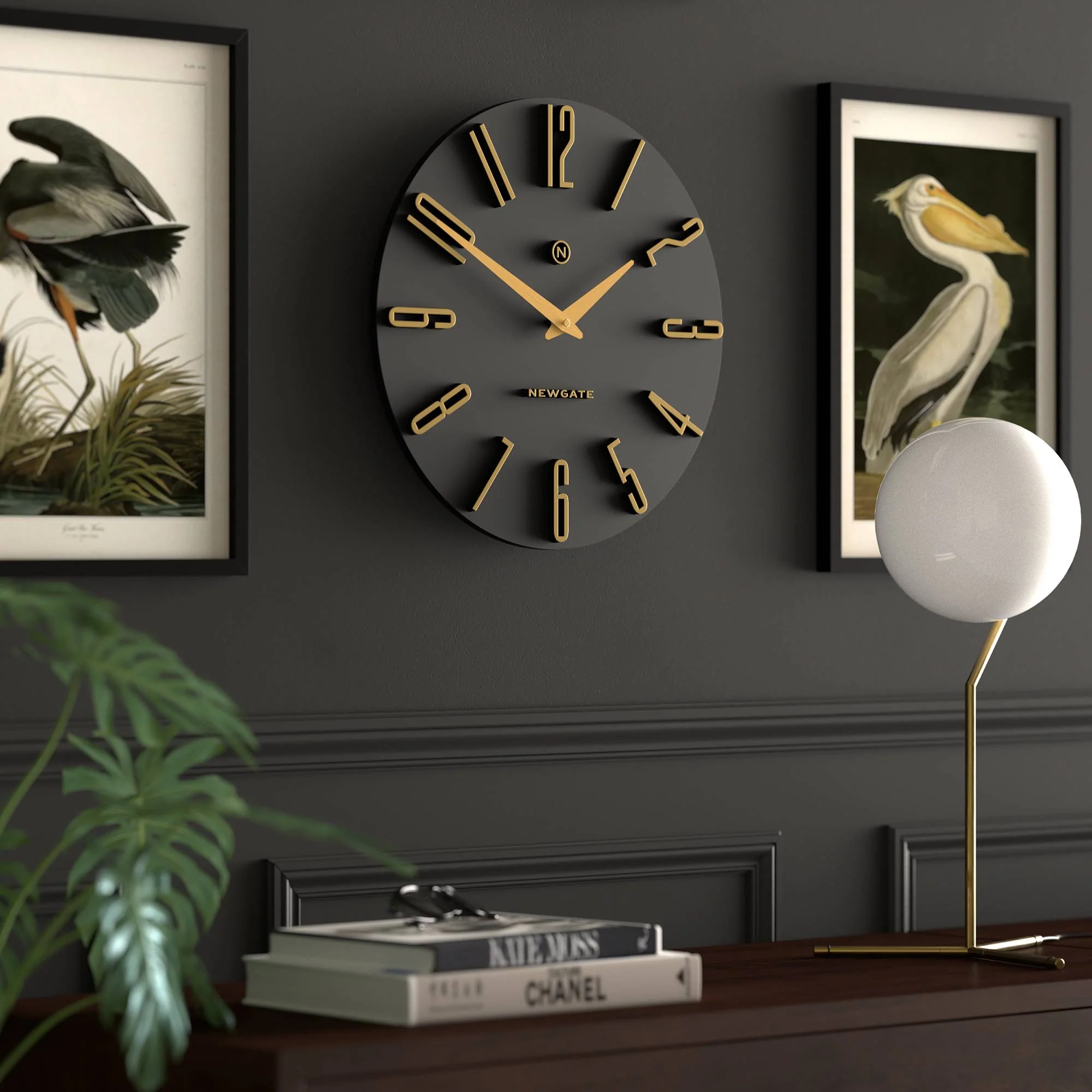 Newgate Empire State wall clock in black - Image 5