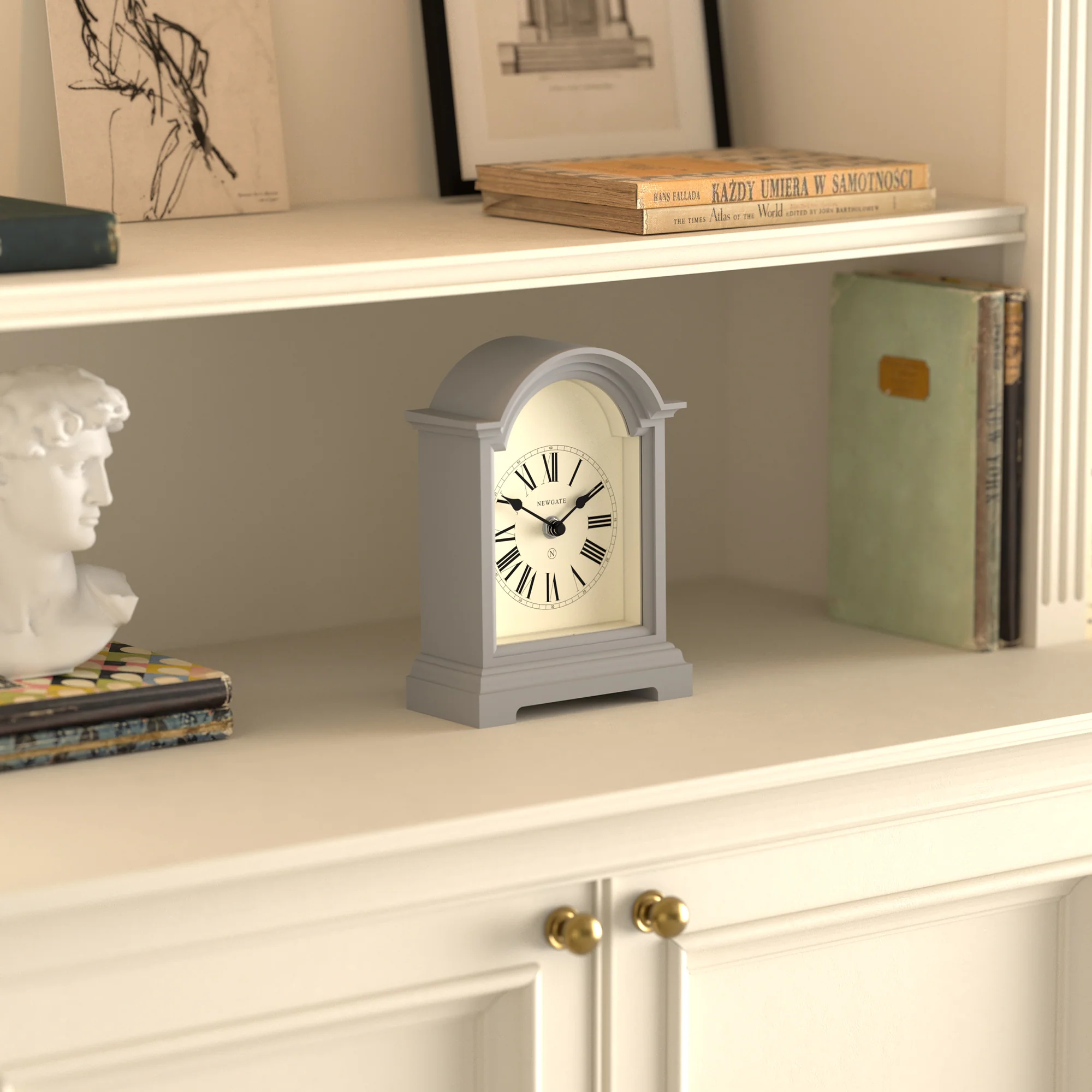 Newgate Fillmore mantel clock in grey - Image 5
