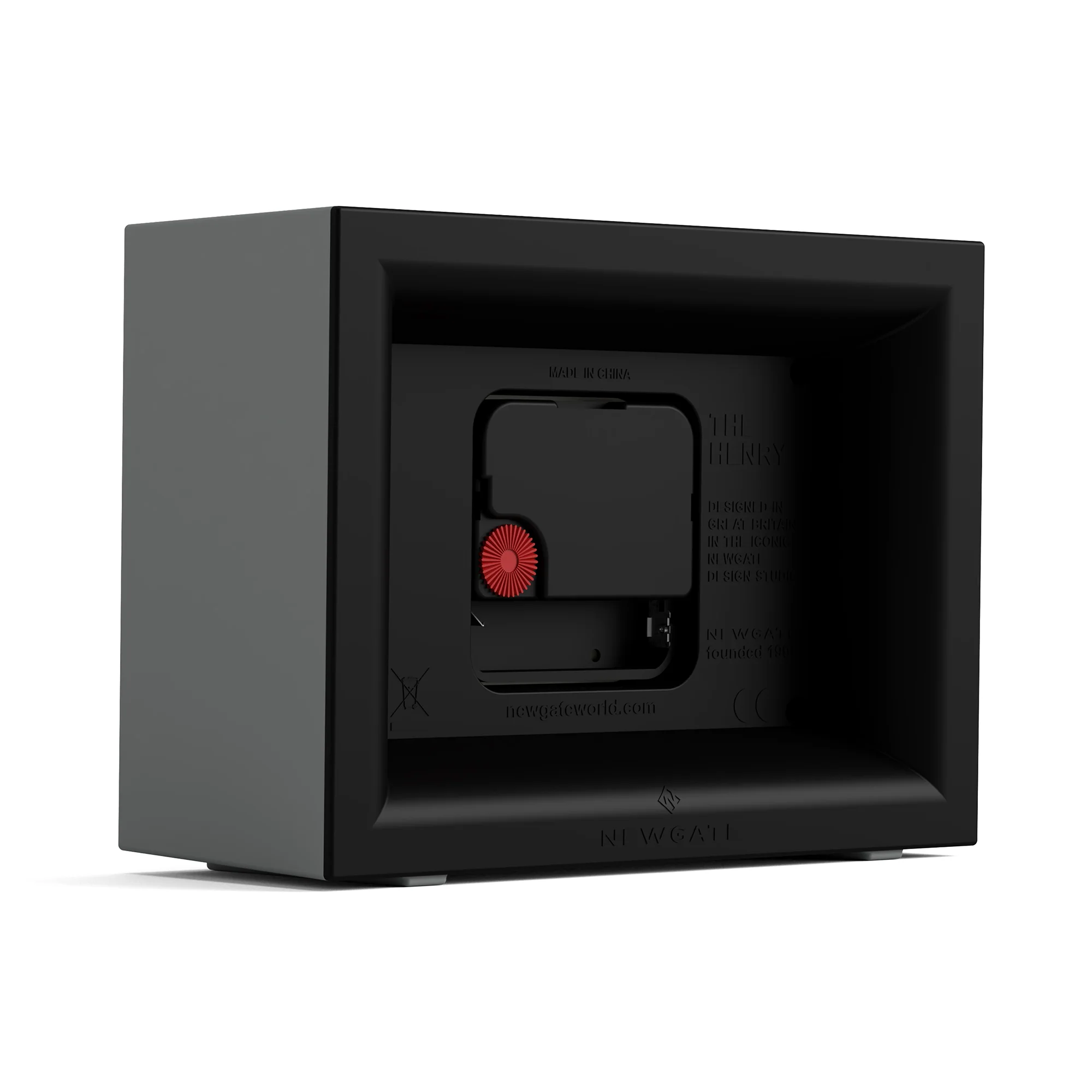 Newgate Henry mantel clock in posh grey - Image 7
