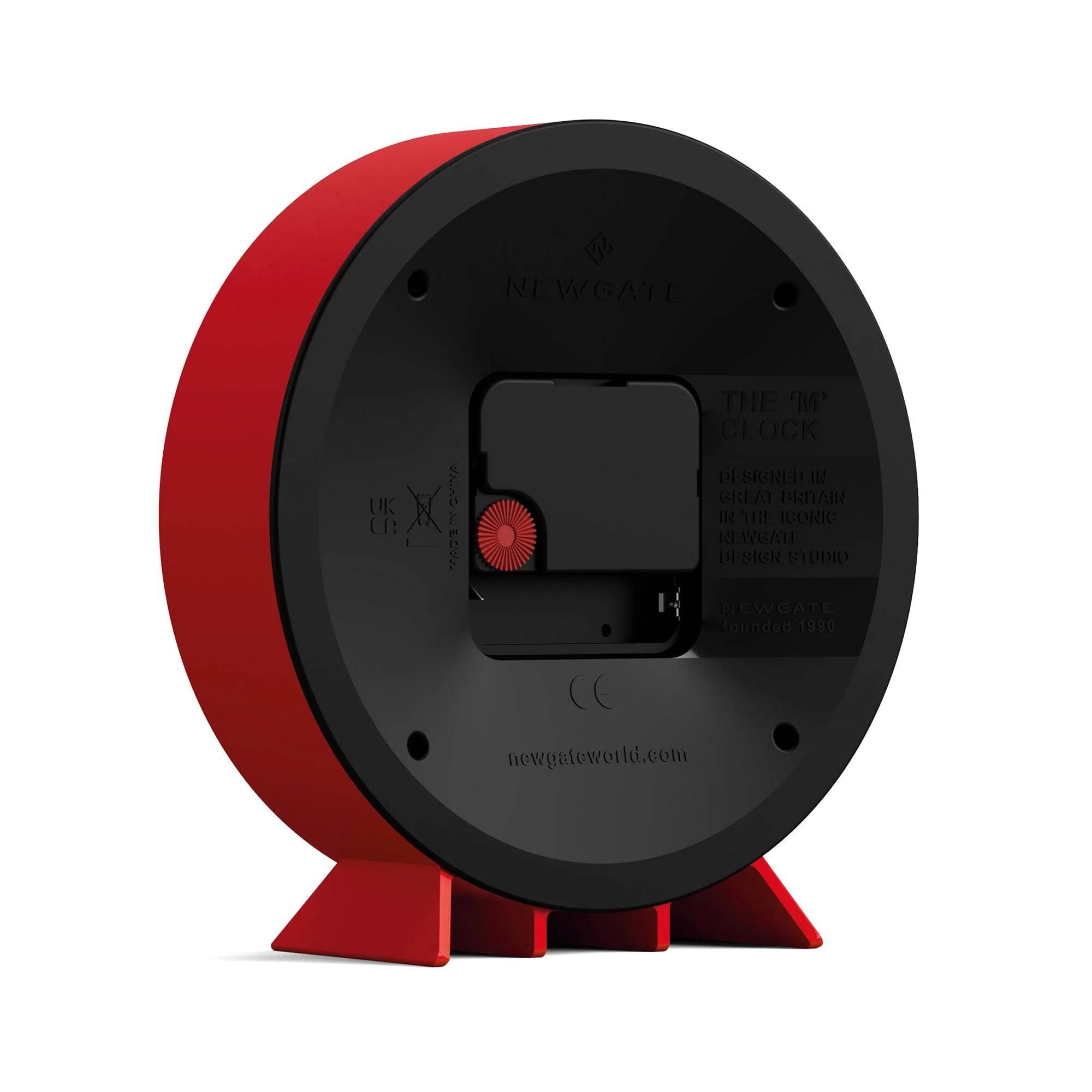 Newgate M Mantel Echo clock in red - Image 6