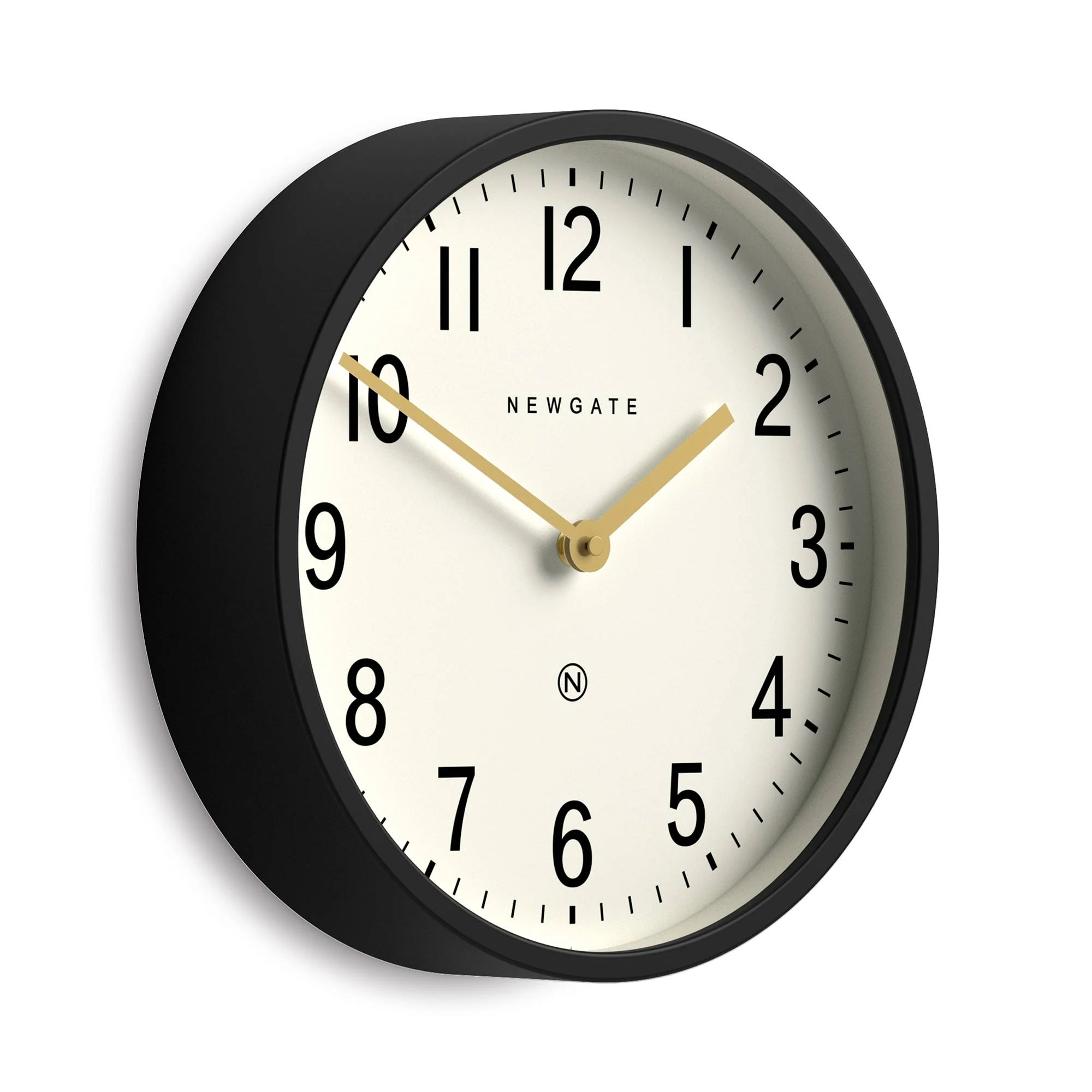 Newgate Master Edwards wall clock in black - Image 2