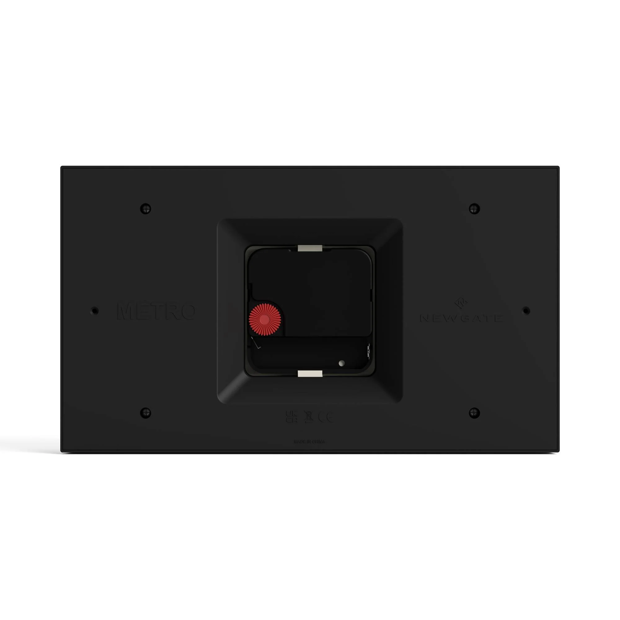 Newgate Mini Metro mantel clock in black - Image 7