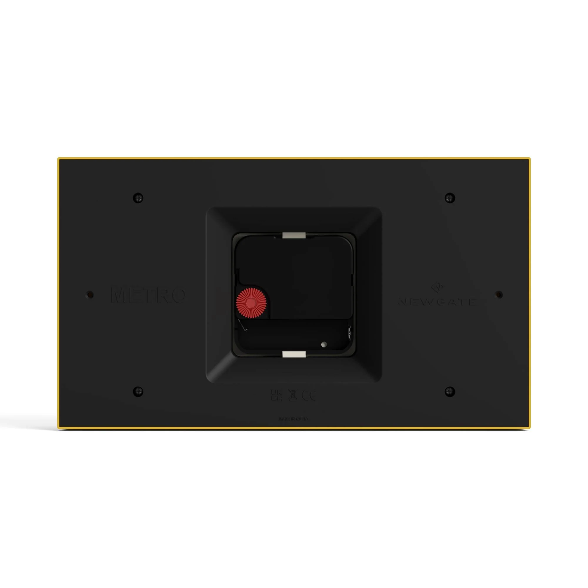 Newgate Mini Metro mantel clock in yellow - Image 7