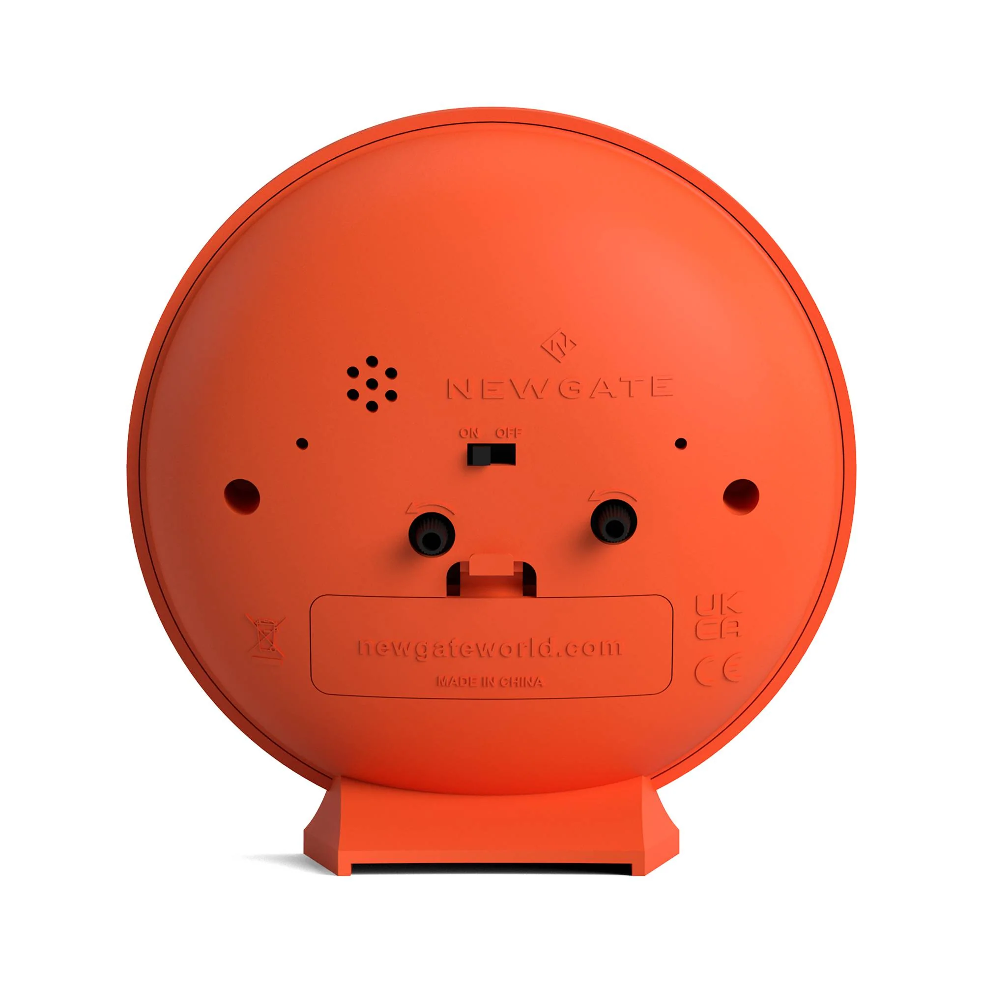 Newgate Pacific alarm clock in orange - Image 7