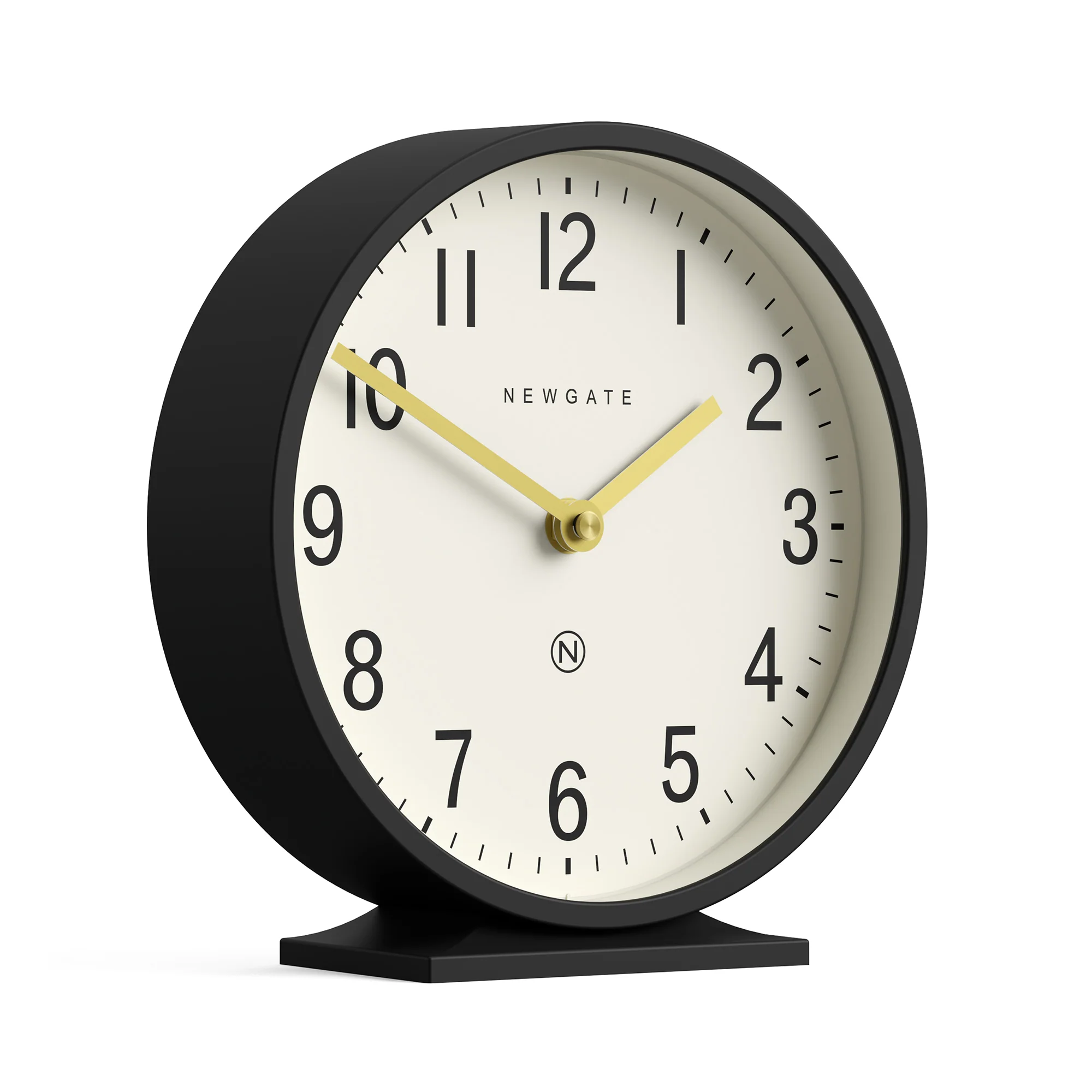 Newgate Q Mantel clock in black - Image 2