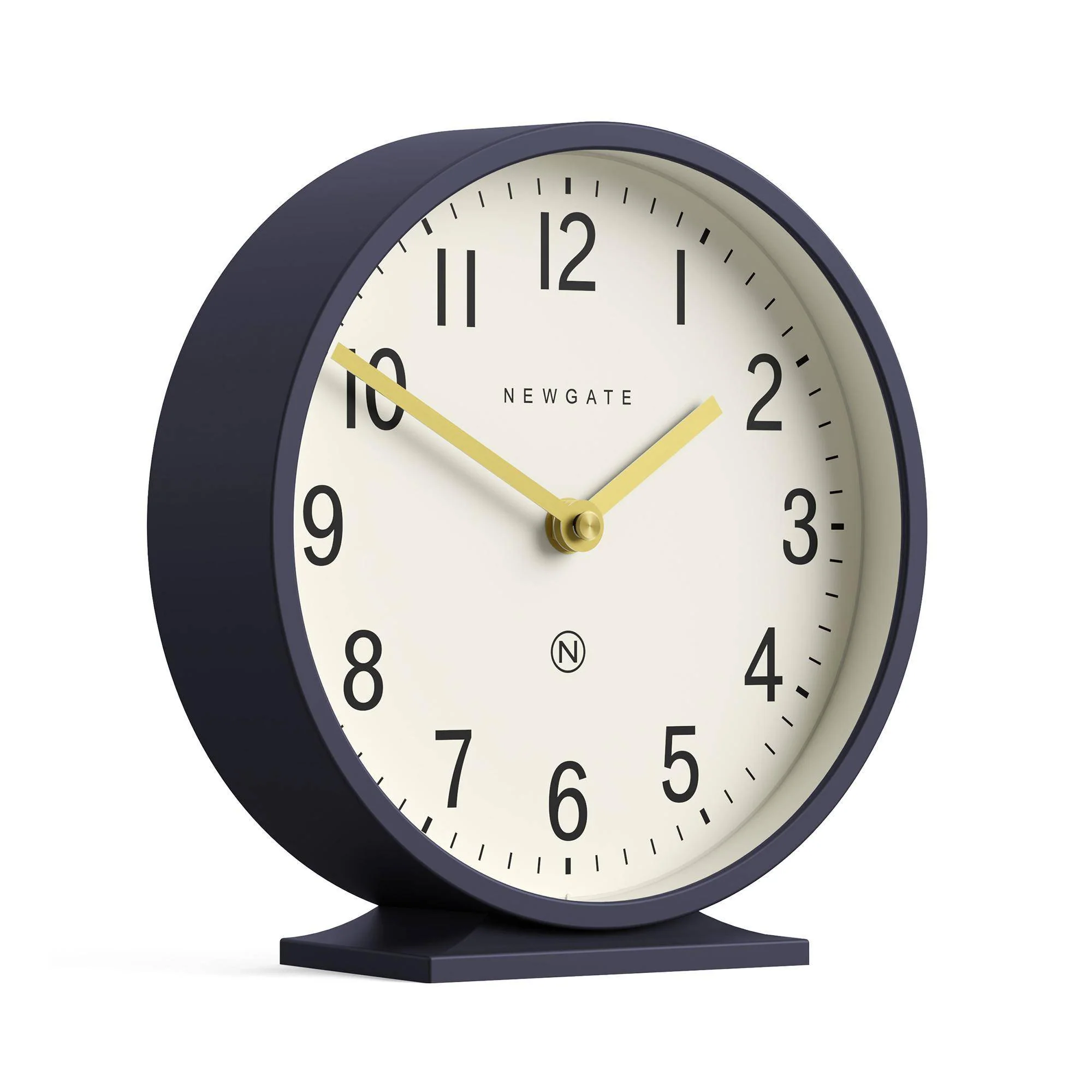 Newgate Q Mantel clock in petrol blue - Image 2