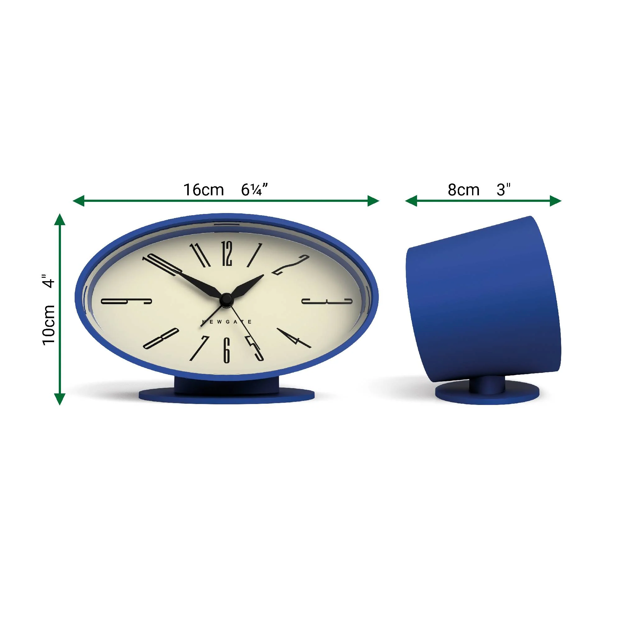 Newgate Ronnie alarm clock in blue - Image 4