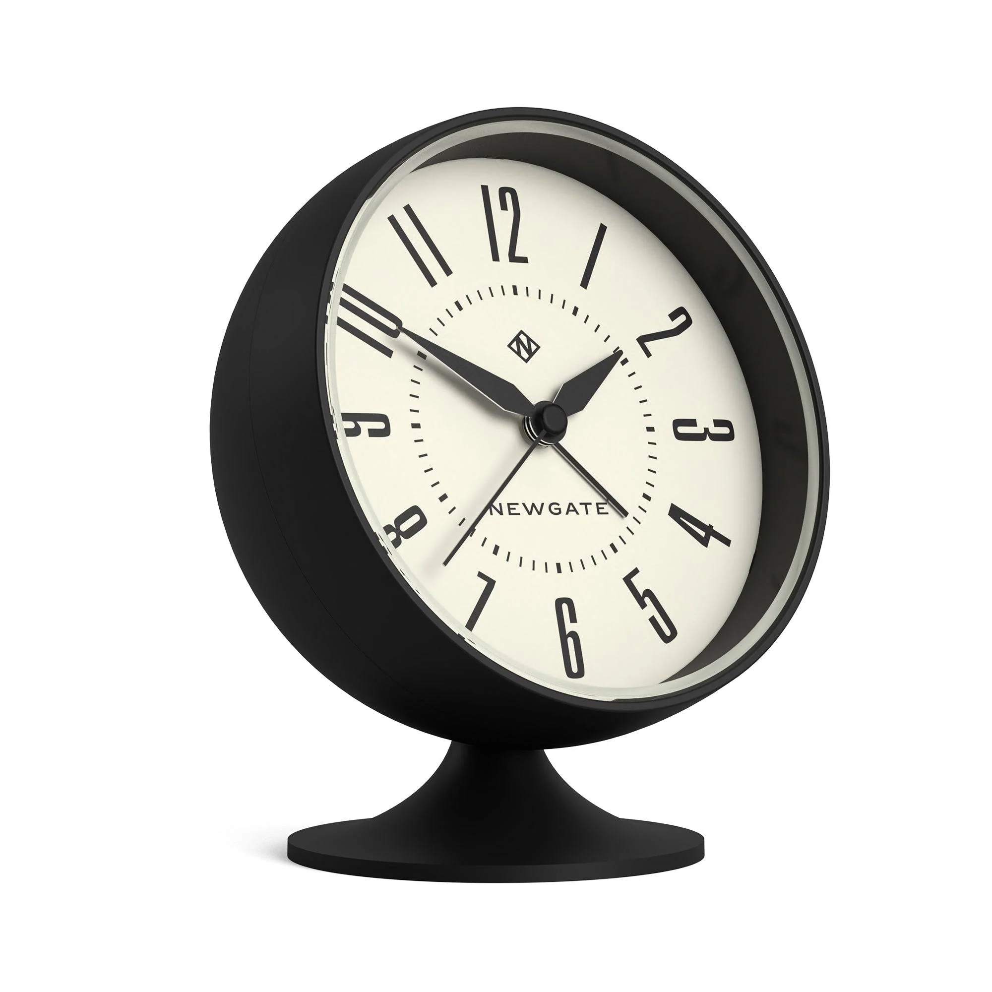 Newgate Spheric alarm clock in black - Image 2