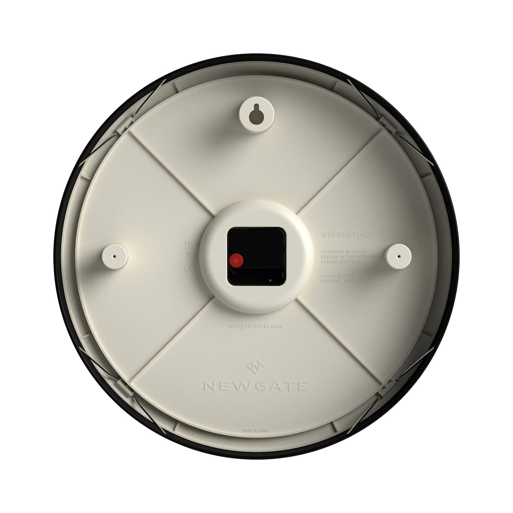 Newgate Superstore wall clock in black - Image 7