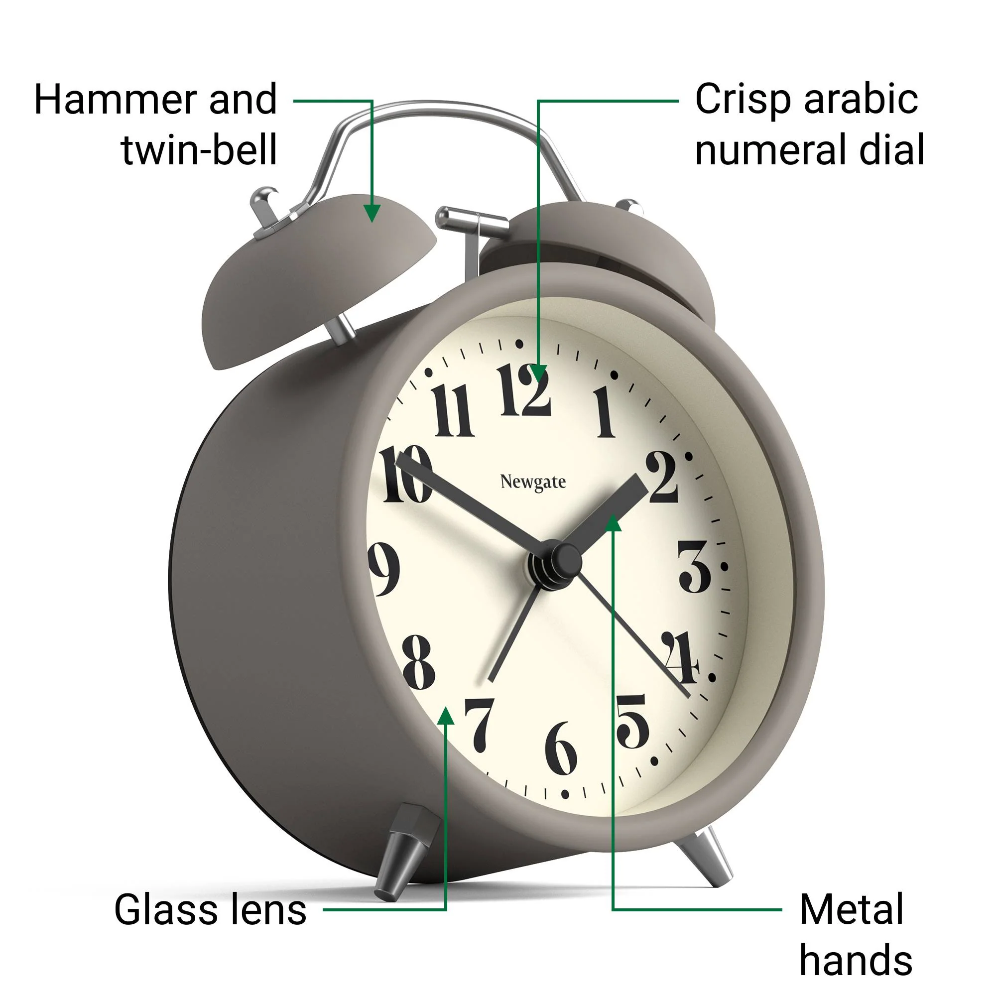 Newgate Theatre alarm clock in stone - Image 6