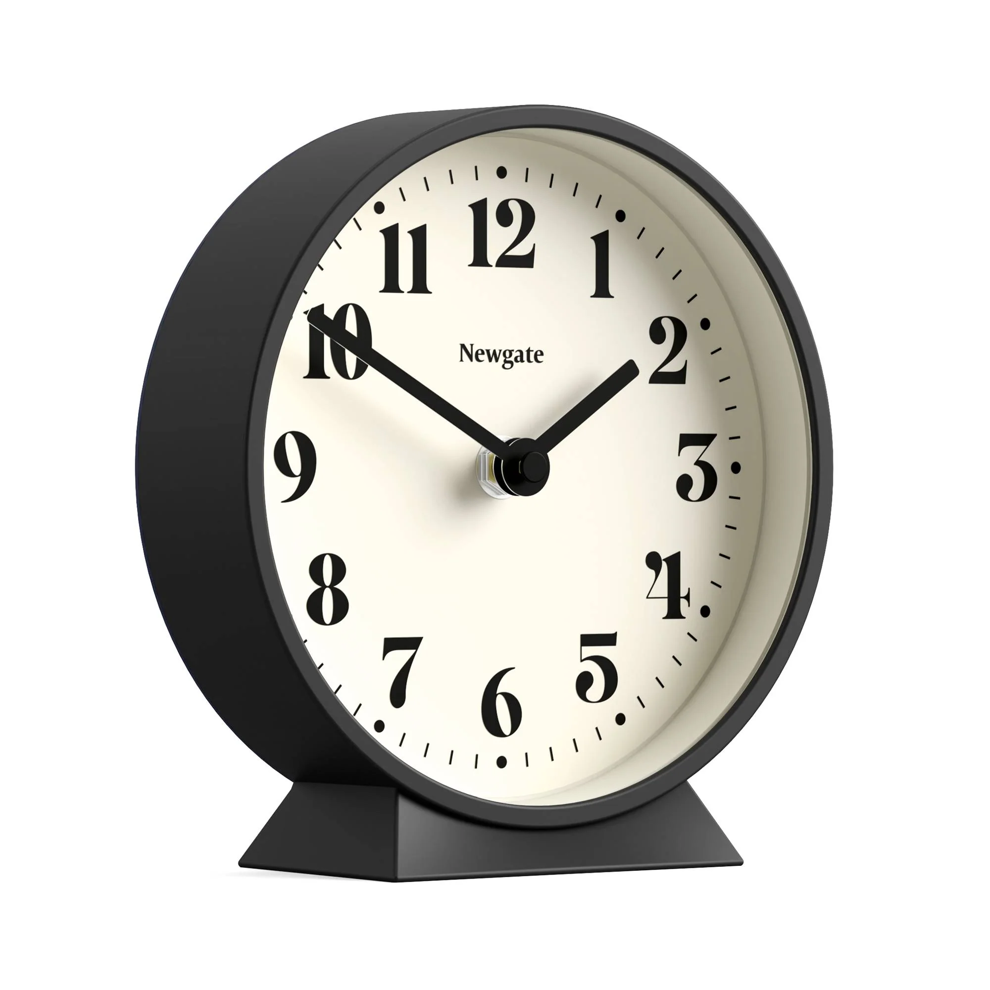 Newgate Theatre mantel clock in black - Image 2