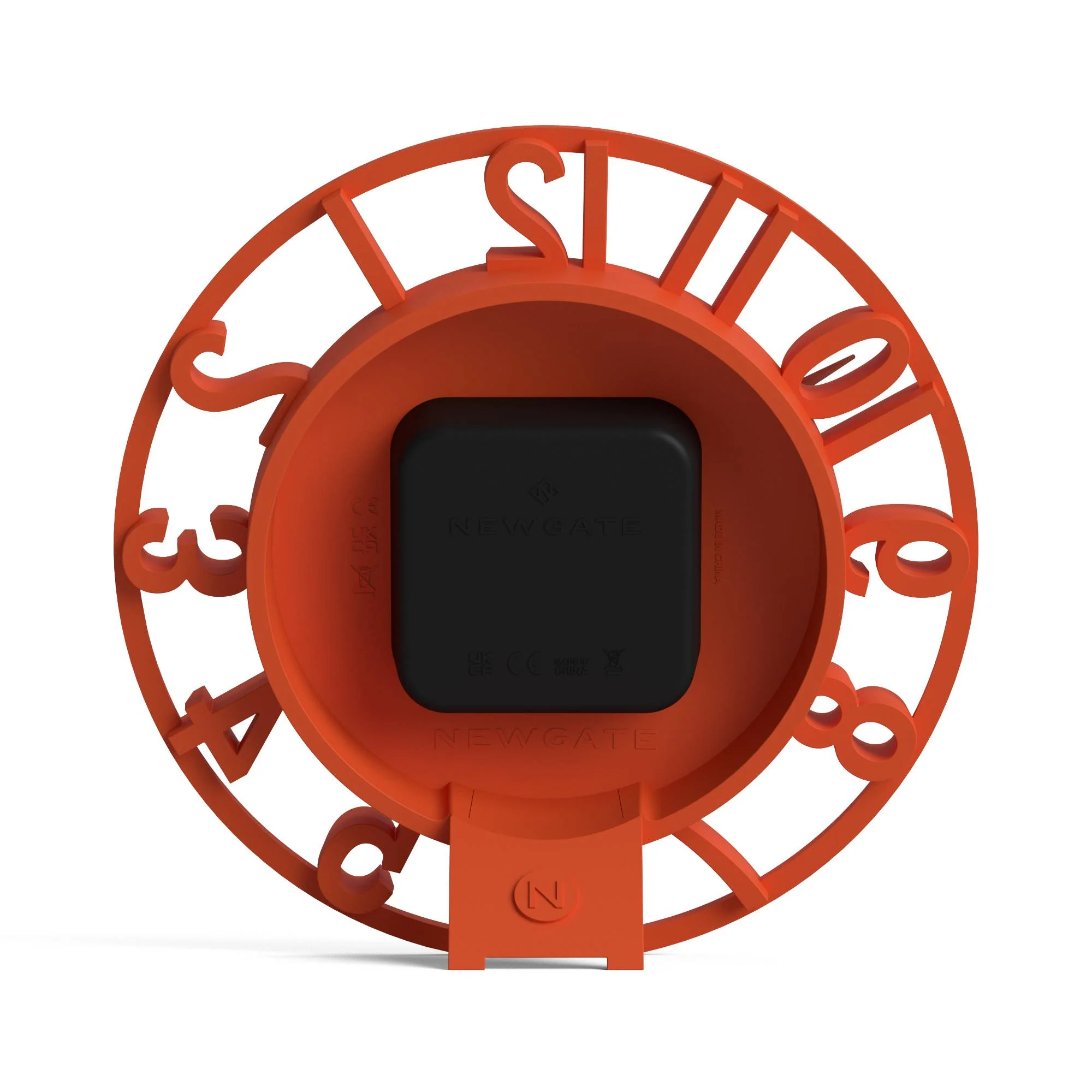 Newgate Timewarp mantel clock in orange - Image 7