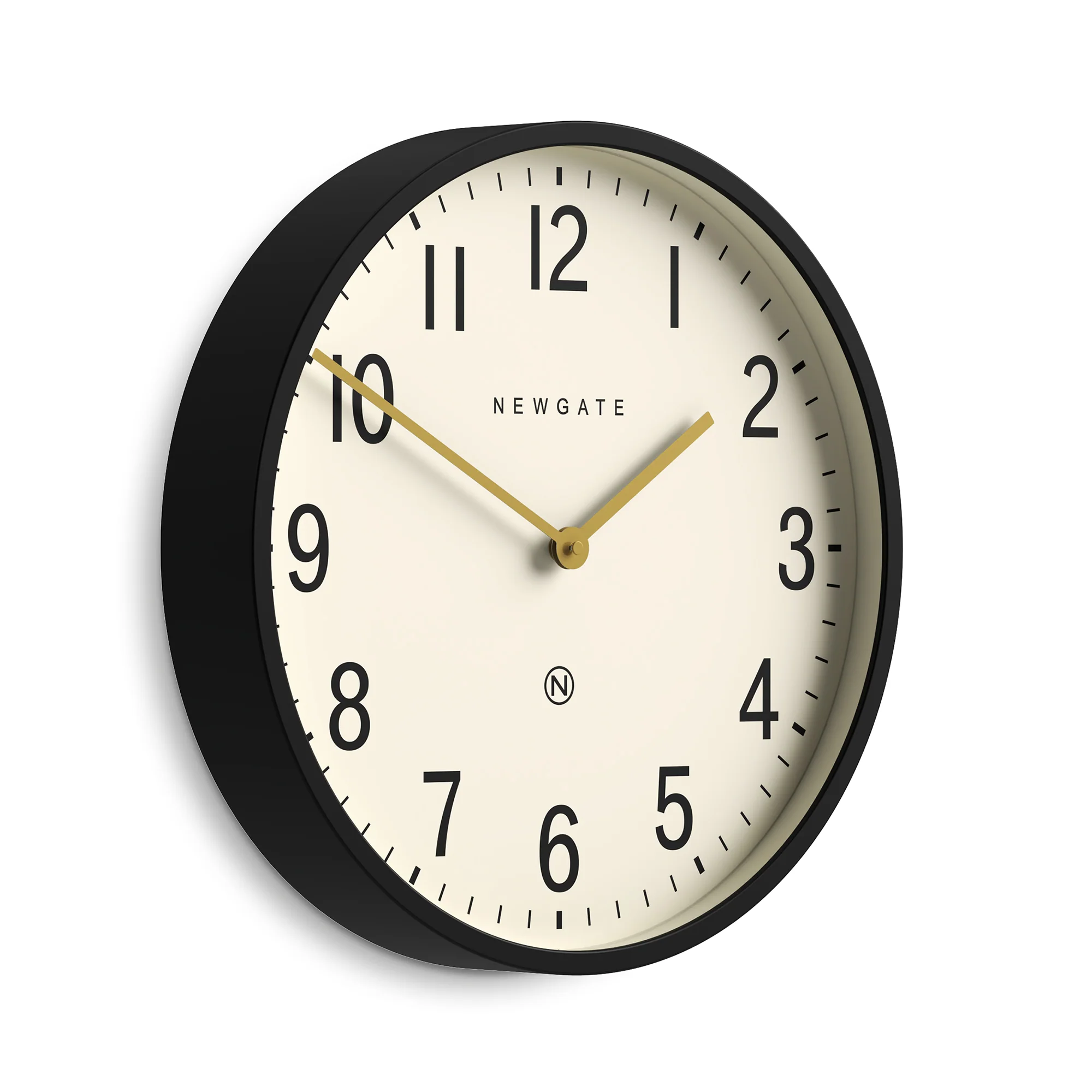 Newgate Universal arabic wall clock in black - Image 2