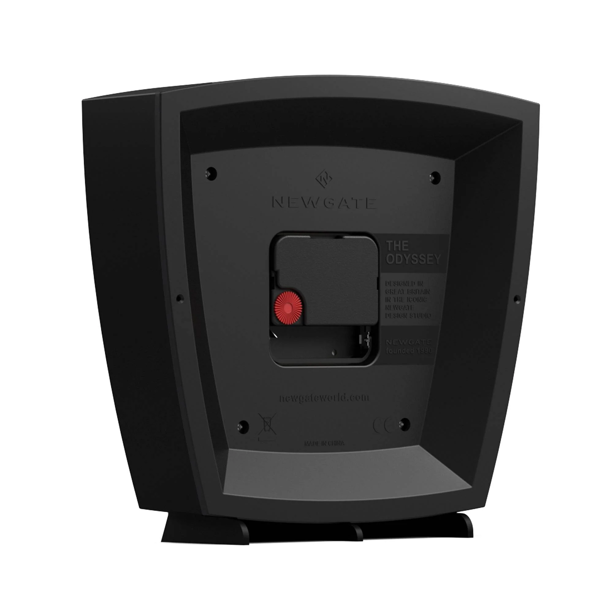Newgate Odyssey mantel clock in black - Image 7