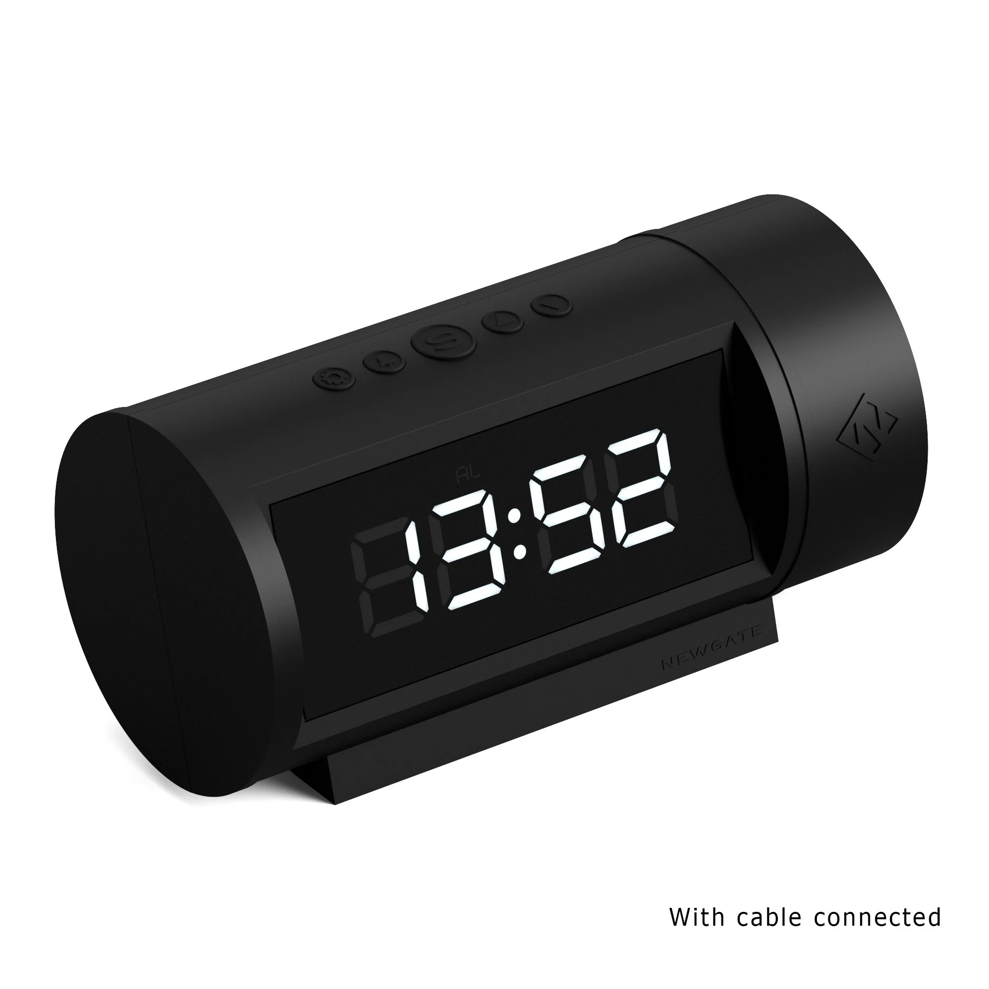 Newgate Pil LED alarm in black - Image 3