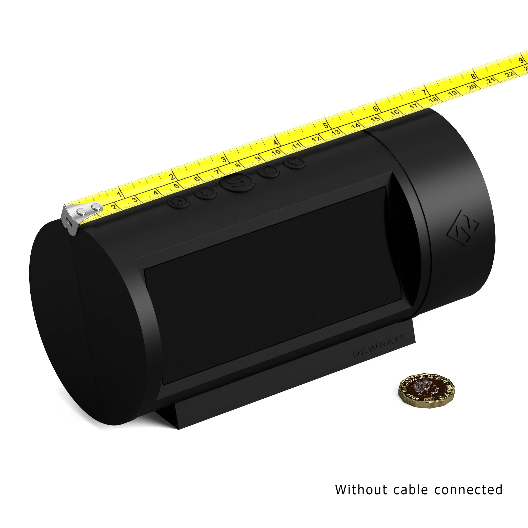Newgate Pil LED alarm in black - Image 7