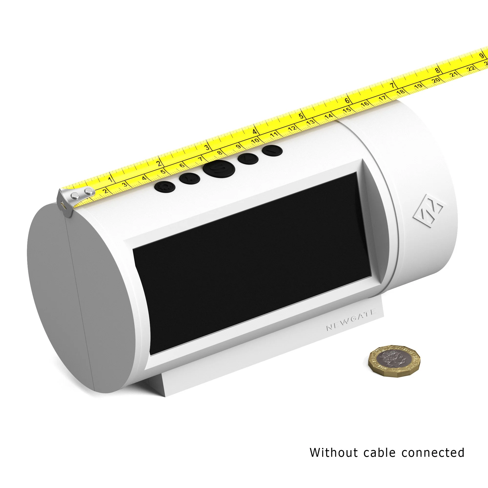 Newgate Pil LED alarm in white - Image 7