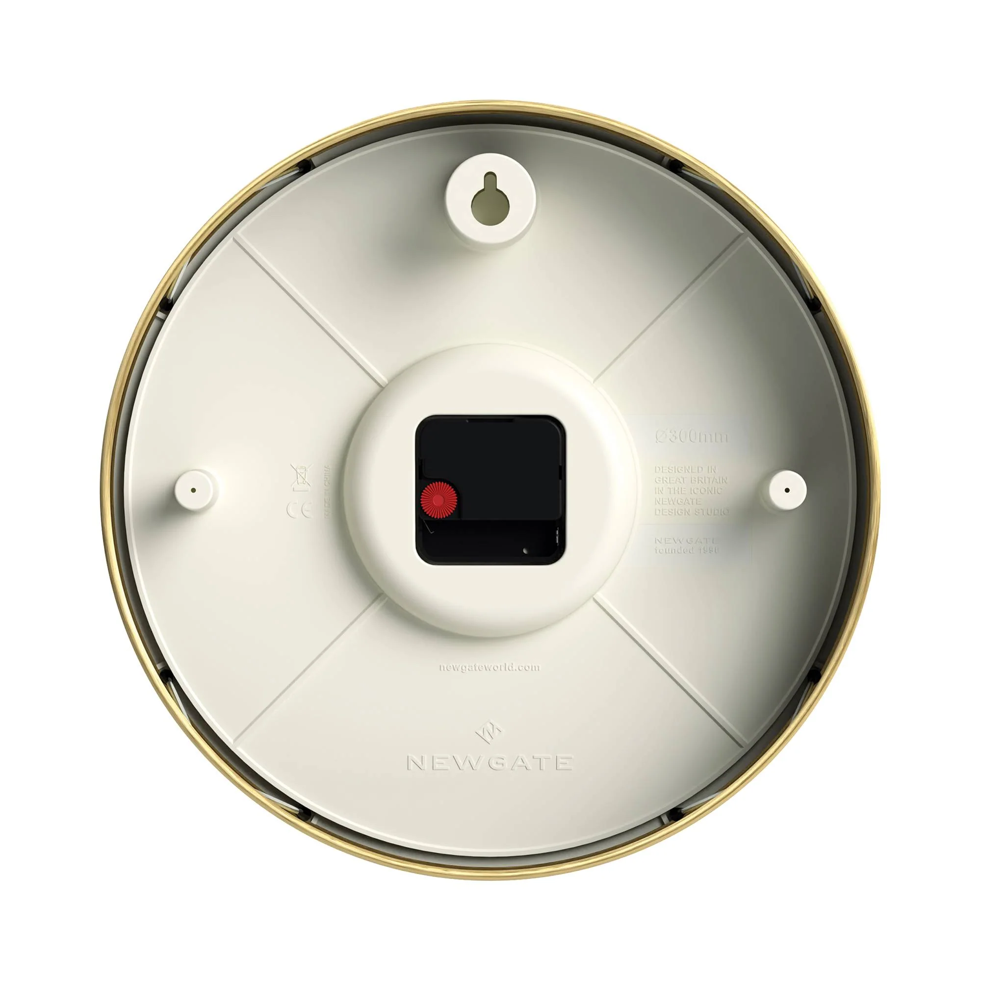 Newgate Master Edwards wall clock in brass - Image 7