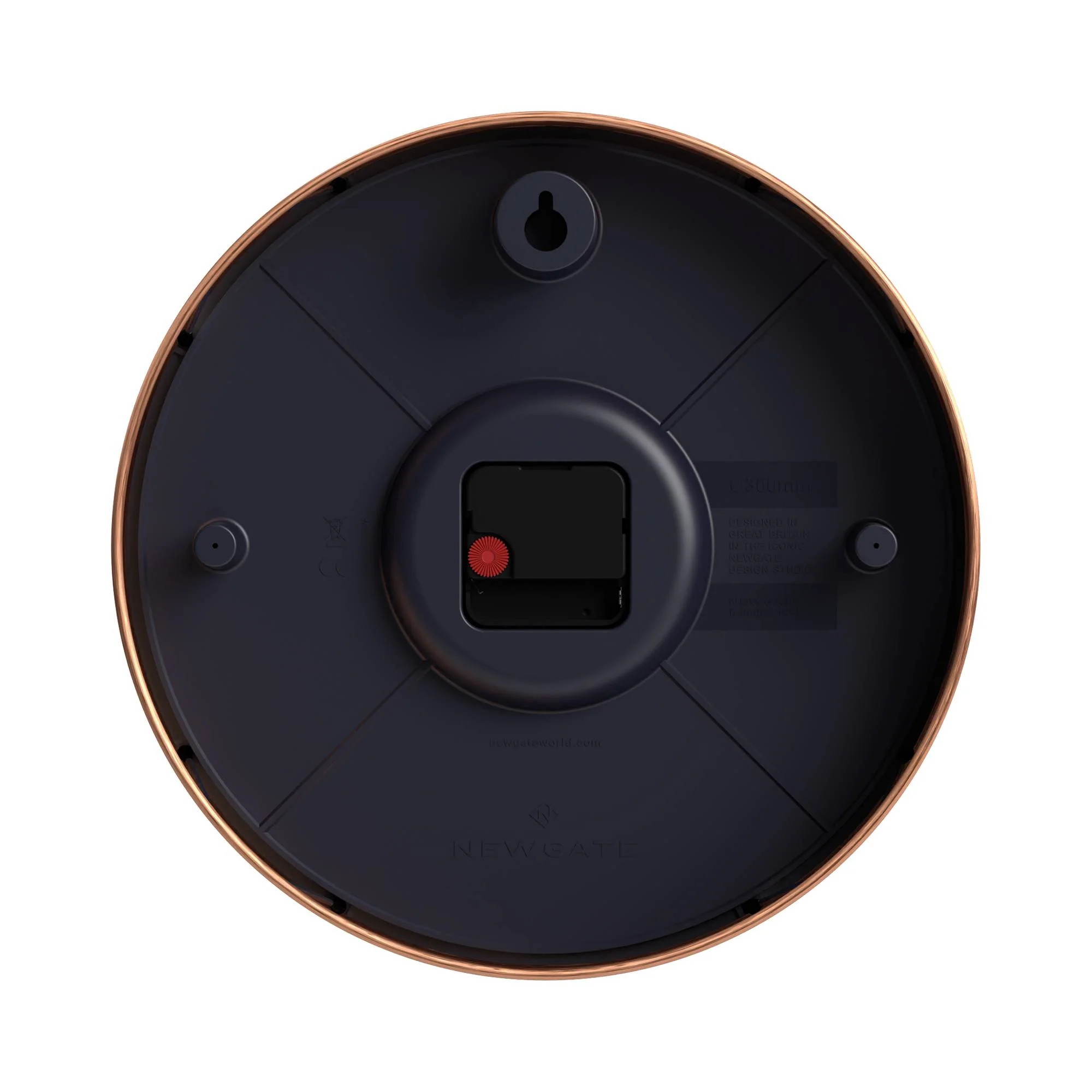 Newgate Master Edwards wall clock in copper and blue - Image 7