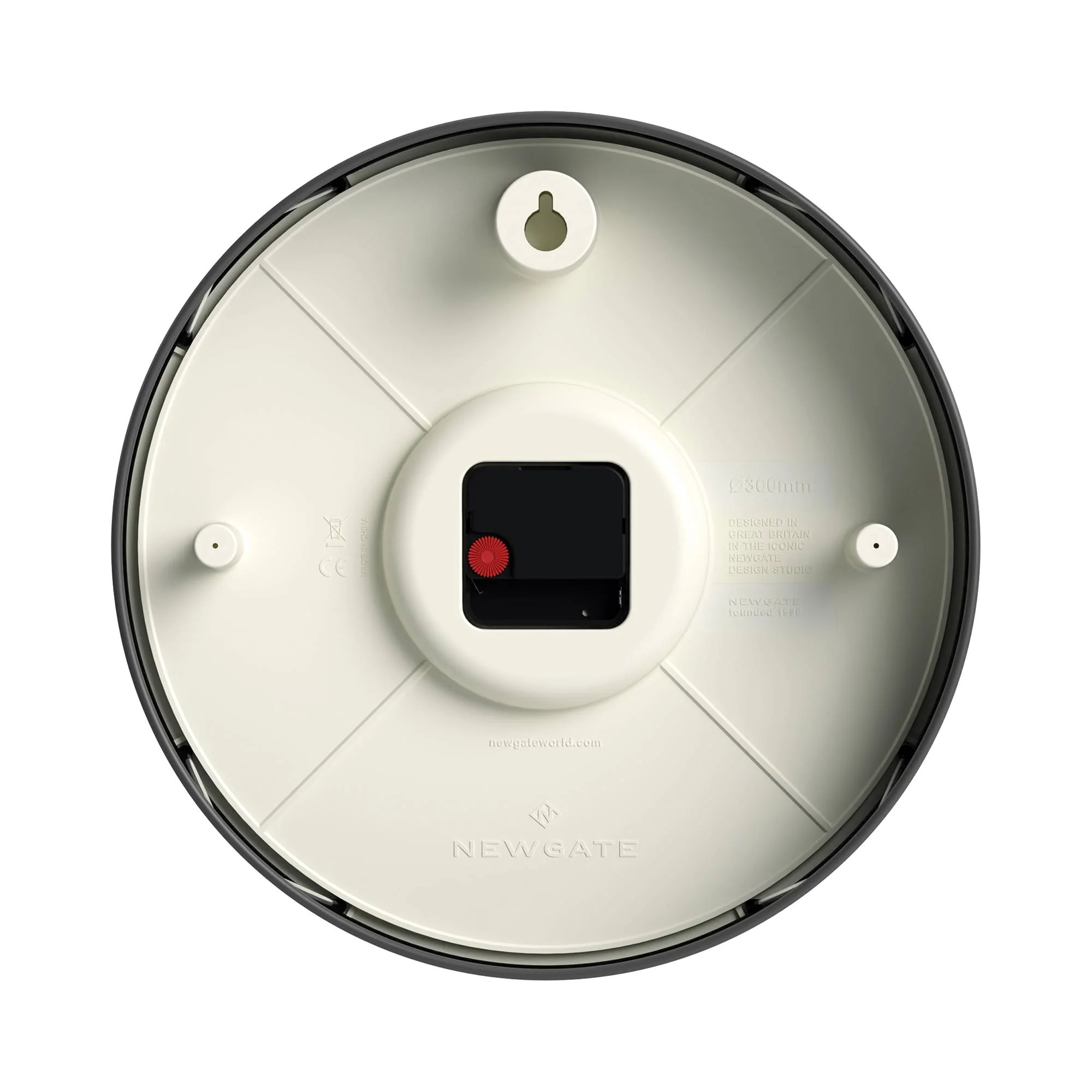 Newgate Master Edwards wall clock in grey - Image 8